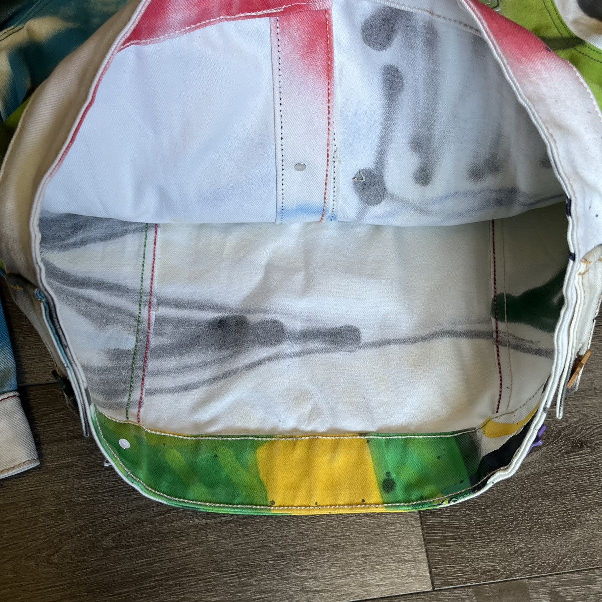 Asspizza Asspizza 2021 Therapy Spray Paint Denim Jean Jacket Rare Size US XL / EU 56 / 4 - 8 Thumbnail
