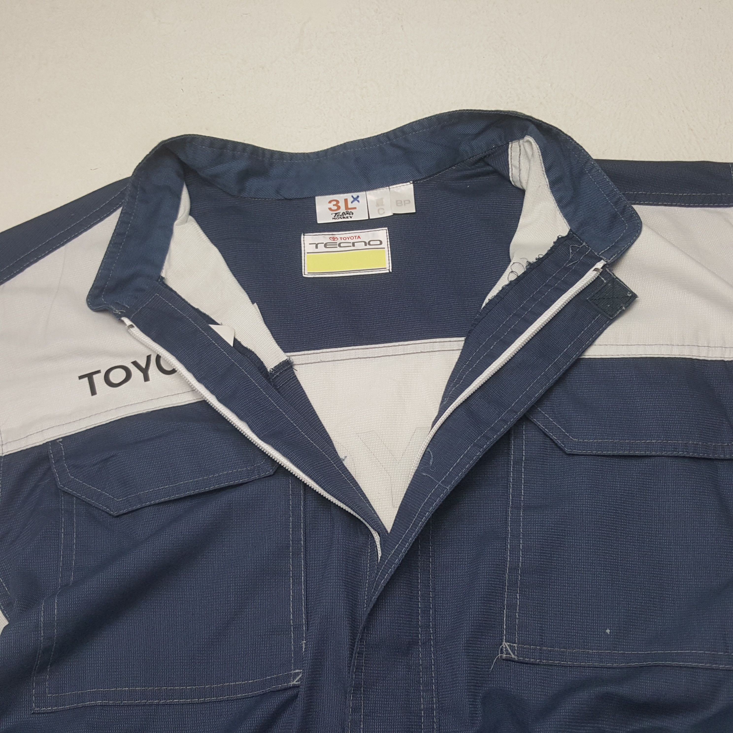 Japanese Brand Vintage Toyota Tecno Japanese Brand Racing Coverall RR21 Size US L / EU 52-54 / 3 - 6 Thumbnail