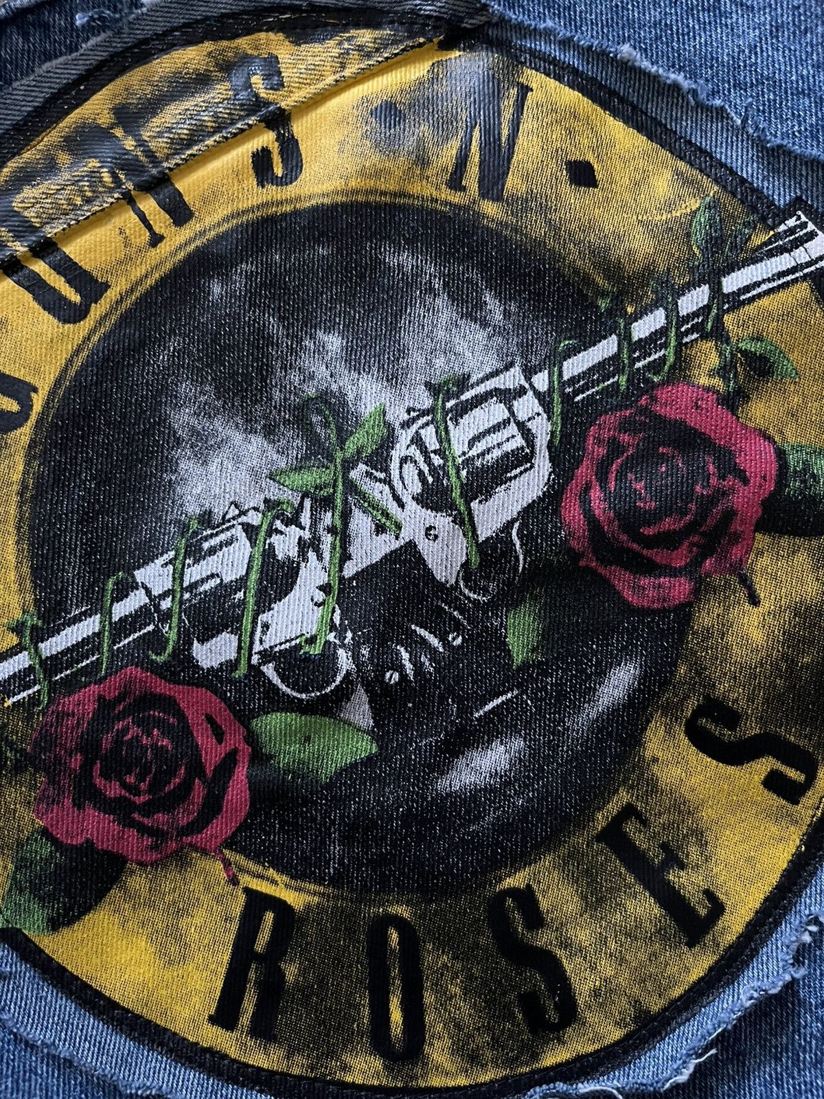 Lee Lee Riders Guns N’ Roses Back Patch Denim Jacket Grunge Size US L / EU 52-54 / 3 - 7 Thumbnail