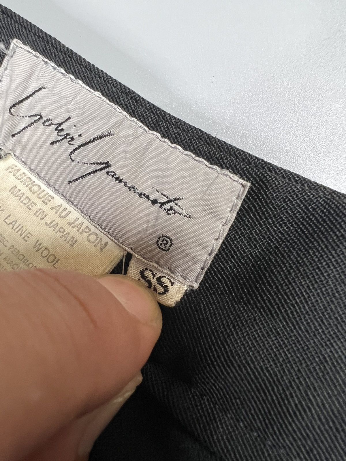 Yohji Yamamoto Archive 1980’s Yohji Yamamoto Mainline Wool Highwaist Pants Size US 28 / EU 44 - 10 Thumbnail