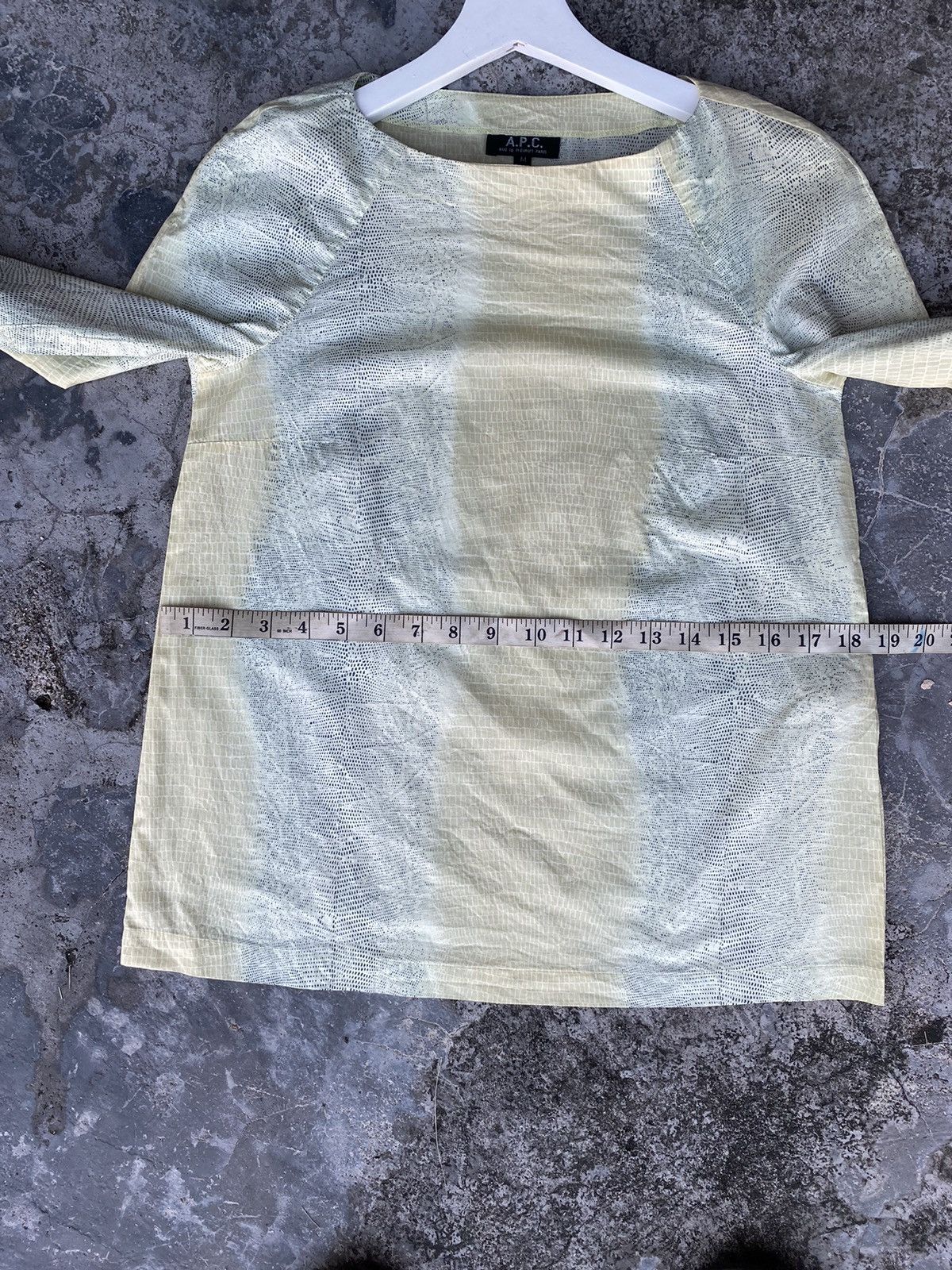 A.P.C. × French Connection × Schneiders A.P.C Rue De Fleurus Paris Blouse Size M / US 6-8 / IT 42-44 - 9 Thumbnail