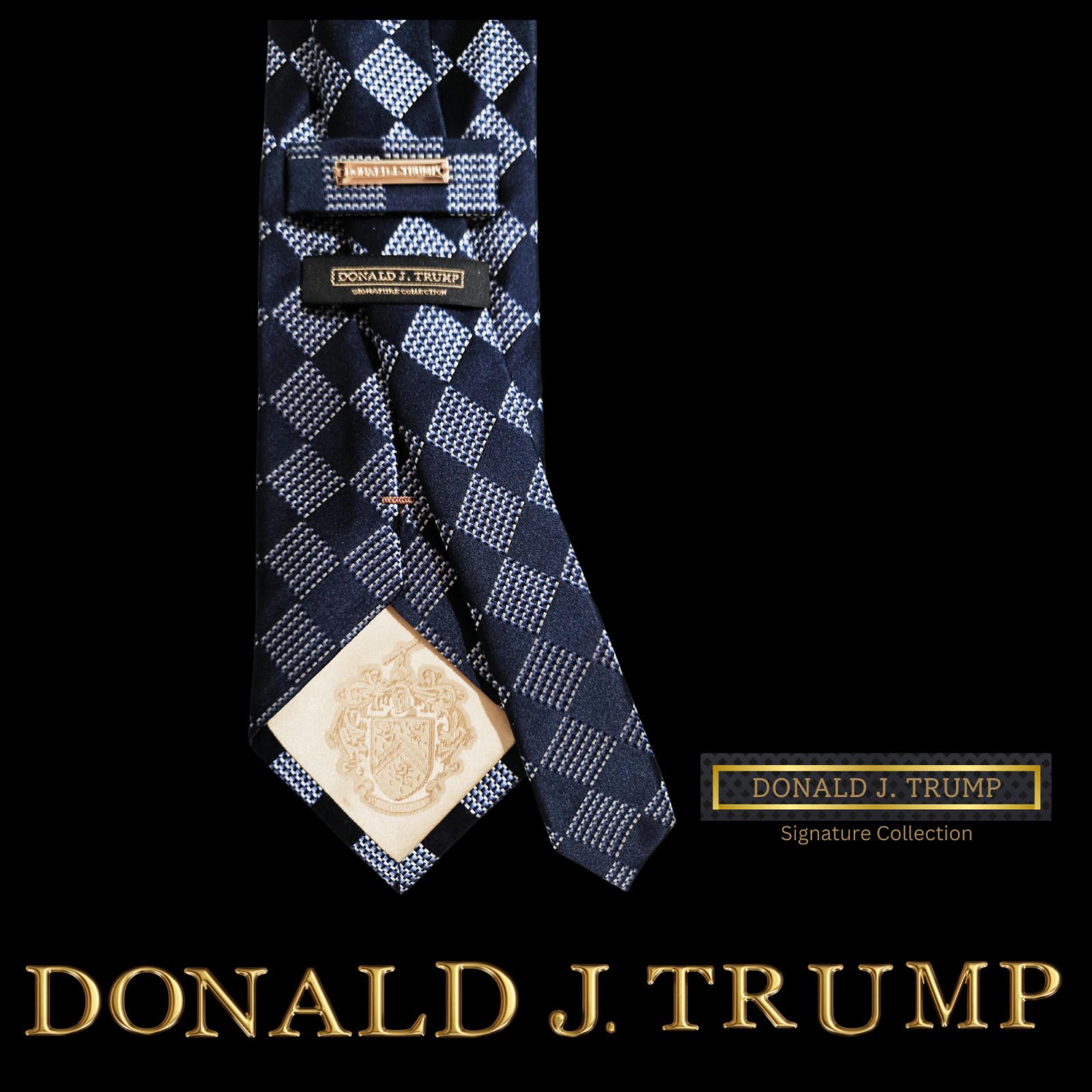 Diamond Supply Co. Donald J. Trump Collection Necktie Navy Blue Diamond New Size ONE SIZE - 2 Thumbnail