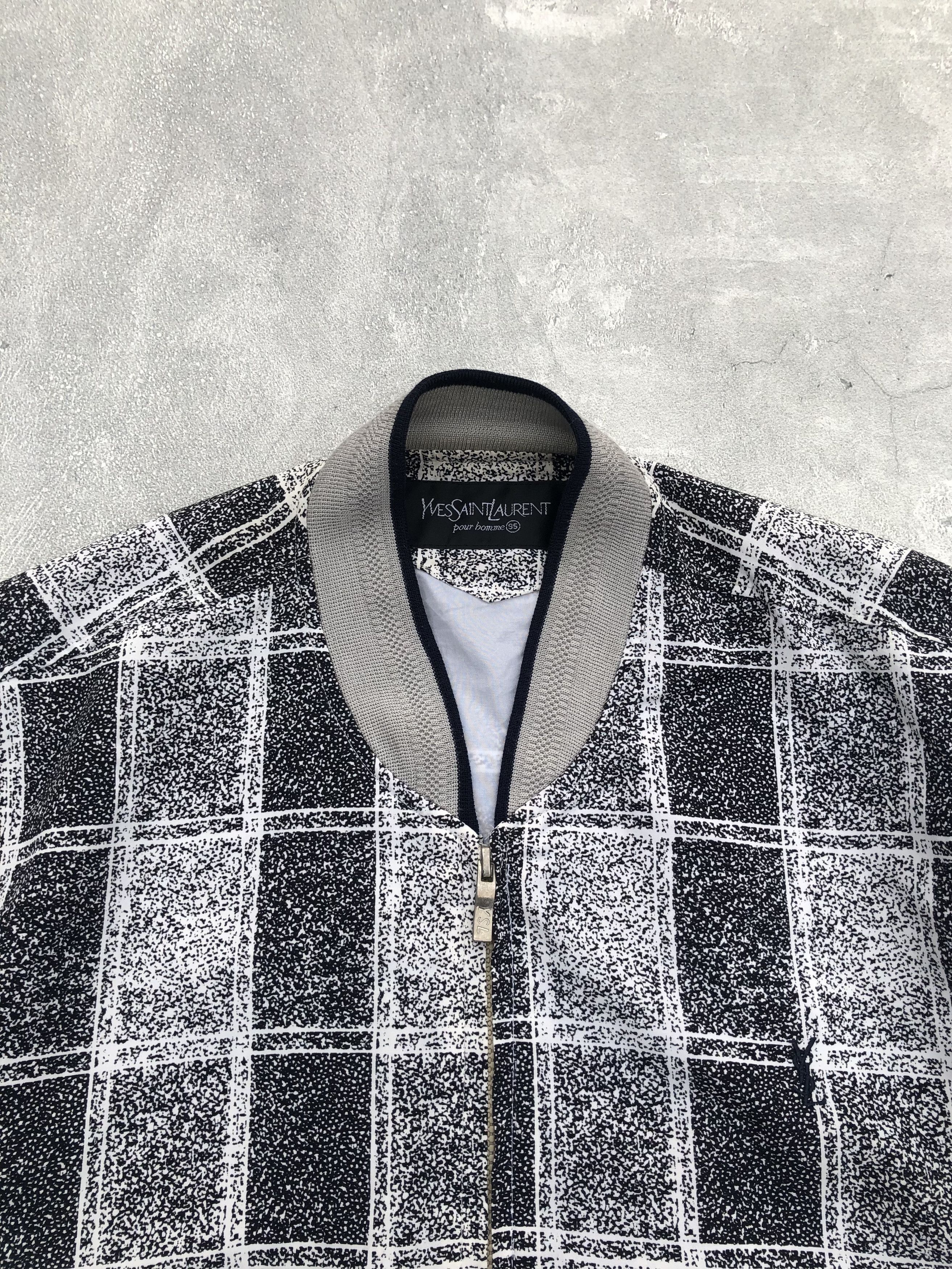 Yves Saint Laurent 💥Plaid💥Vintage Yves Saint Laurent Work Jacket Size US L / EU 52-54 / 3 - 2 Thumbnail