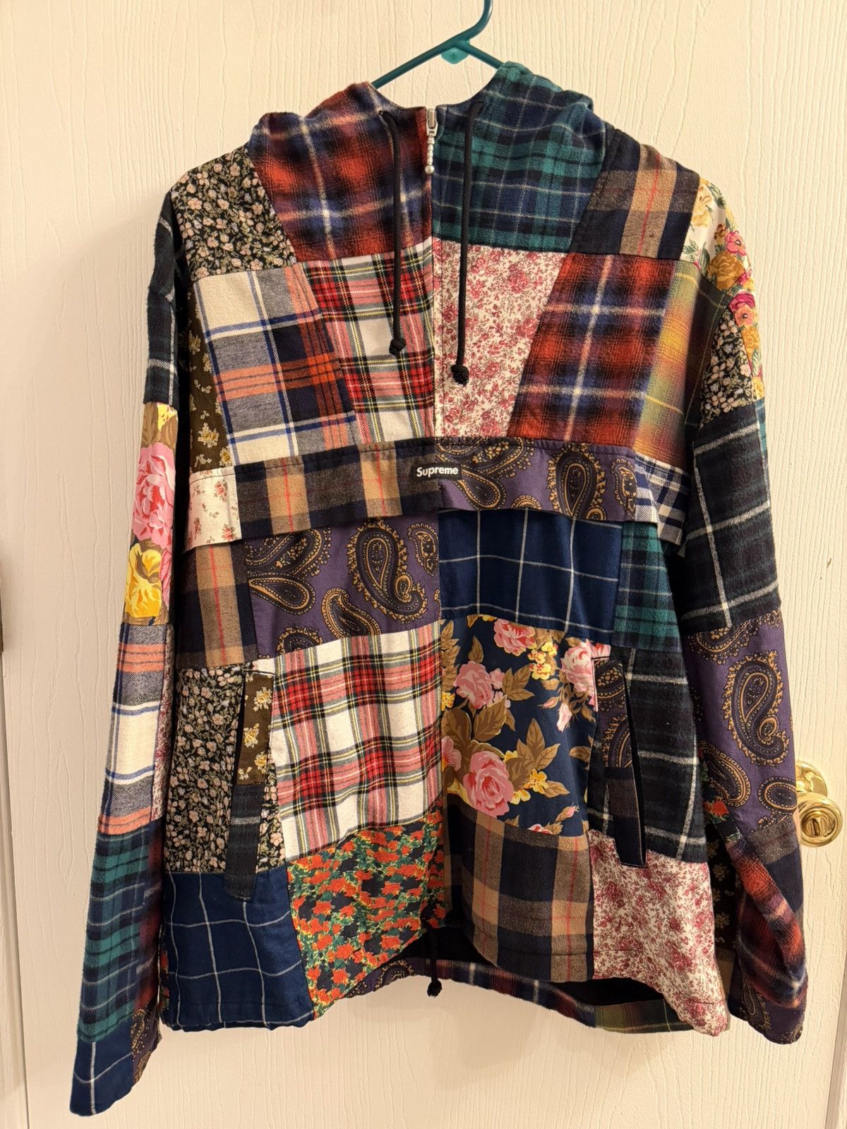 Supreme Patchwork Anorak | Grailed