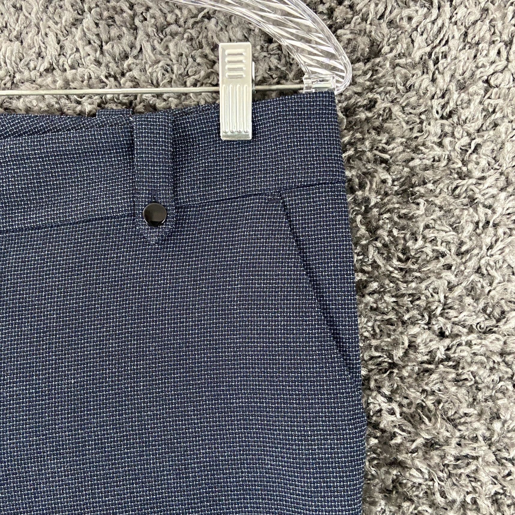 Loft LOFT Dress Pants Women 6 Blue Tweed Plaid Pockets Vintage? (no) – LOFT Outlet Original Dress Trouser Pants, Plaid, Blue, Women, Size 6 Size 28" / US 6 / IT 42 - 3 Thumbnail