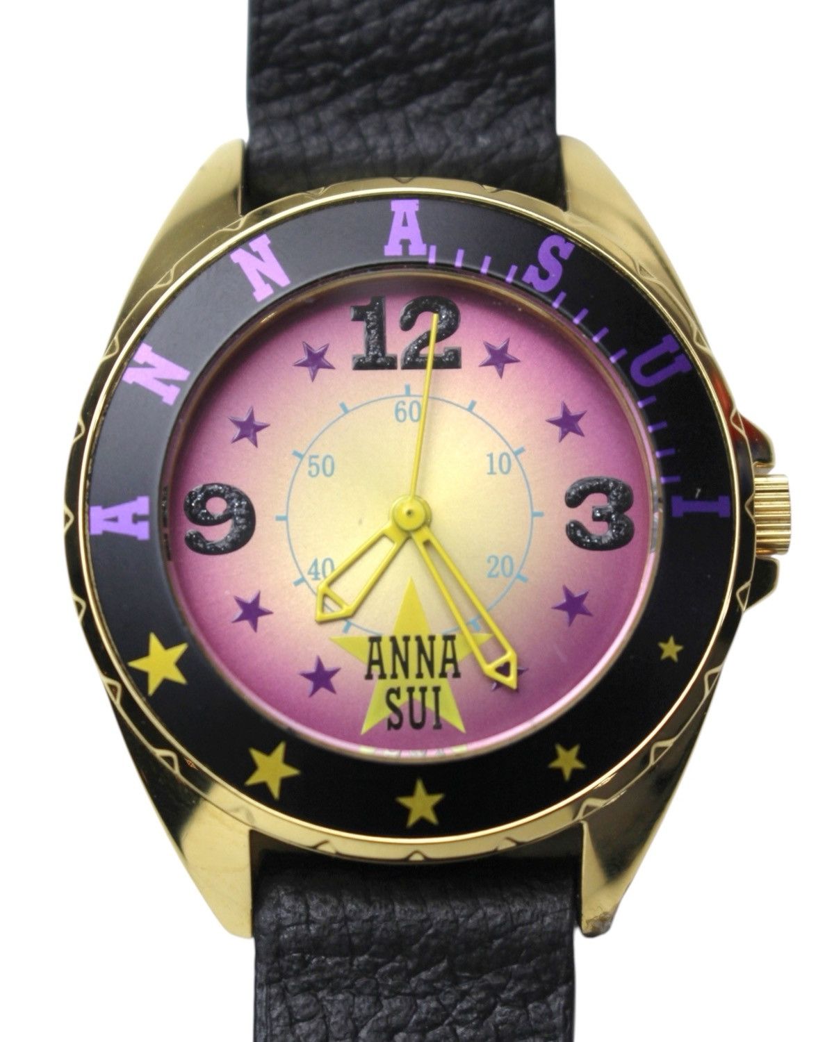 Seiko 2000S SEIKO ANNA SUI JAPAN STARBRURST PURPLE WATCH Size ONE SIZE - 4 Thumbnail