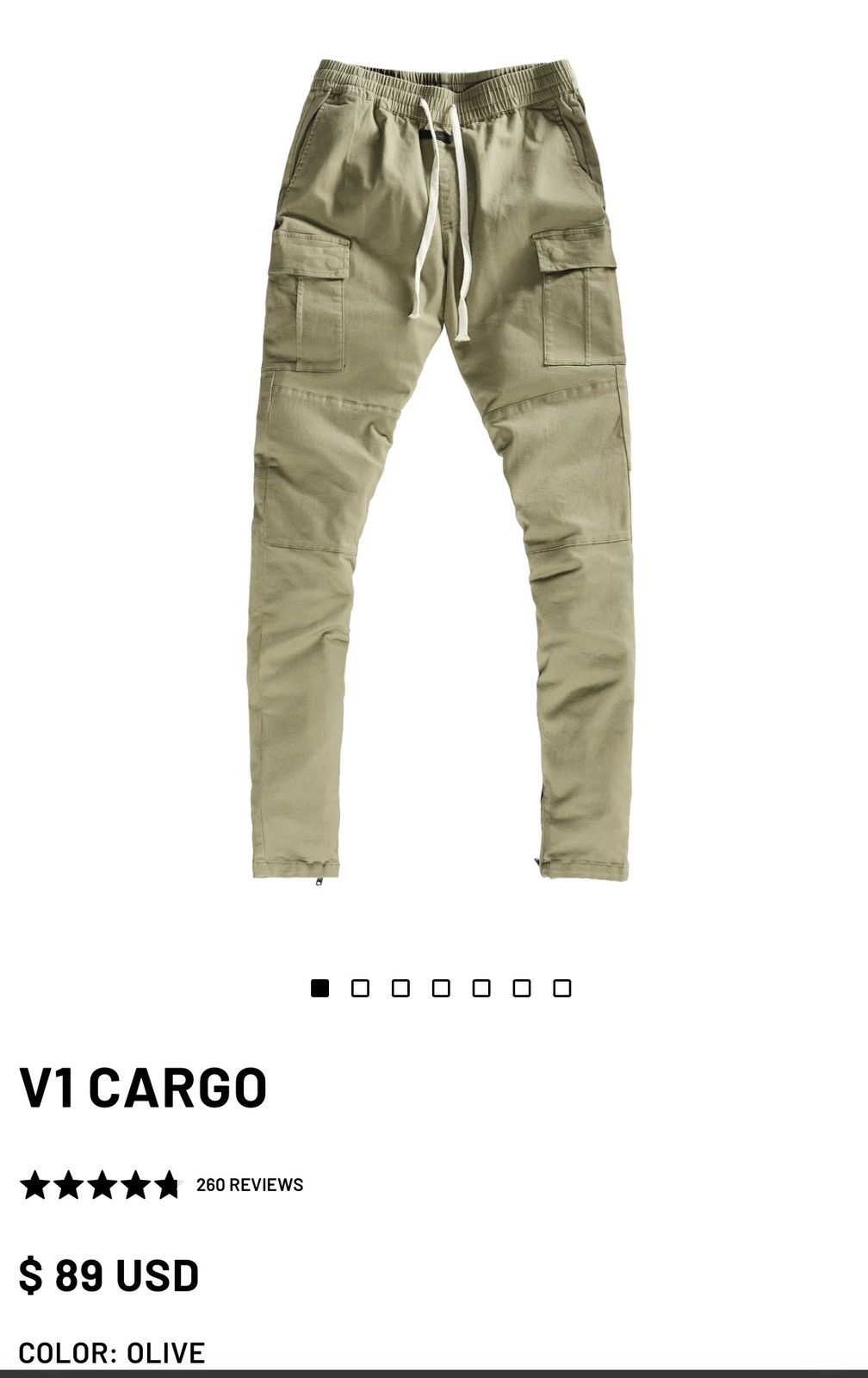 Other BlackTailor Olive V1 Cargo Pants Size US 34 / EU 50 - 3 Thumbnail