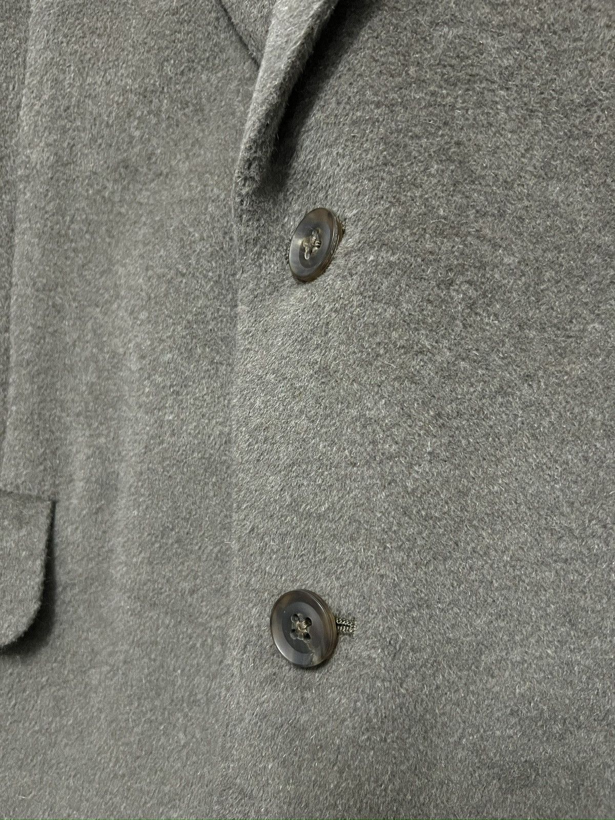 Burberry 398. Vintage 90s Burberrys Wool Angora Blazer Size 44S - 6 Thumbnail