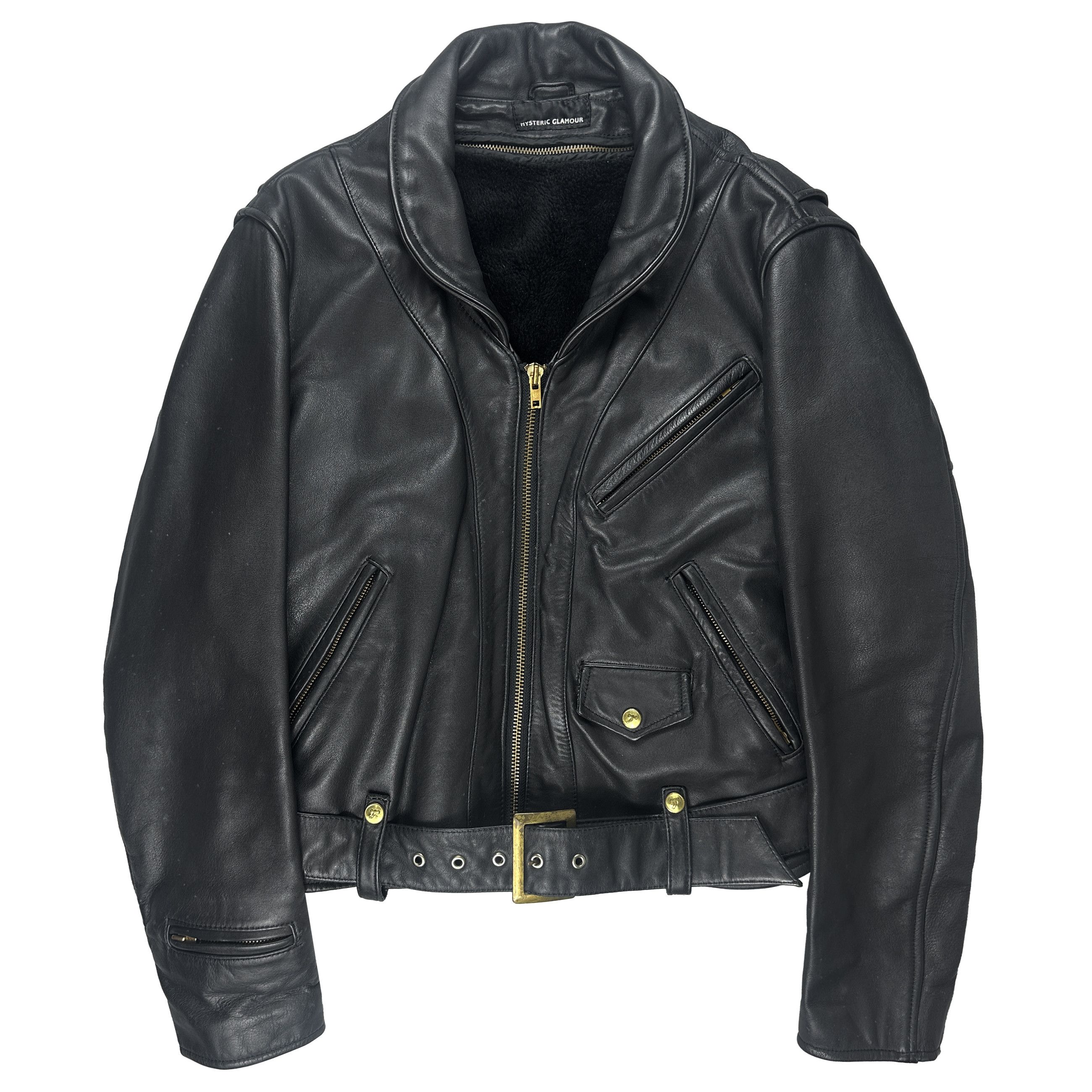 Hysteric Glamour 80s Two-Piece Leather Jacket Size US M / EU 48-50 / 2 - 1 Thumbnail
