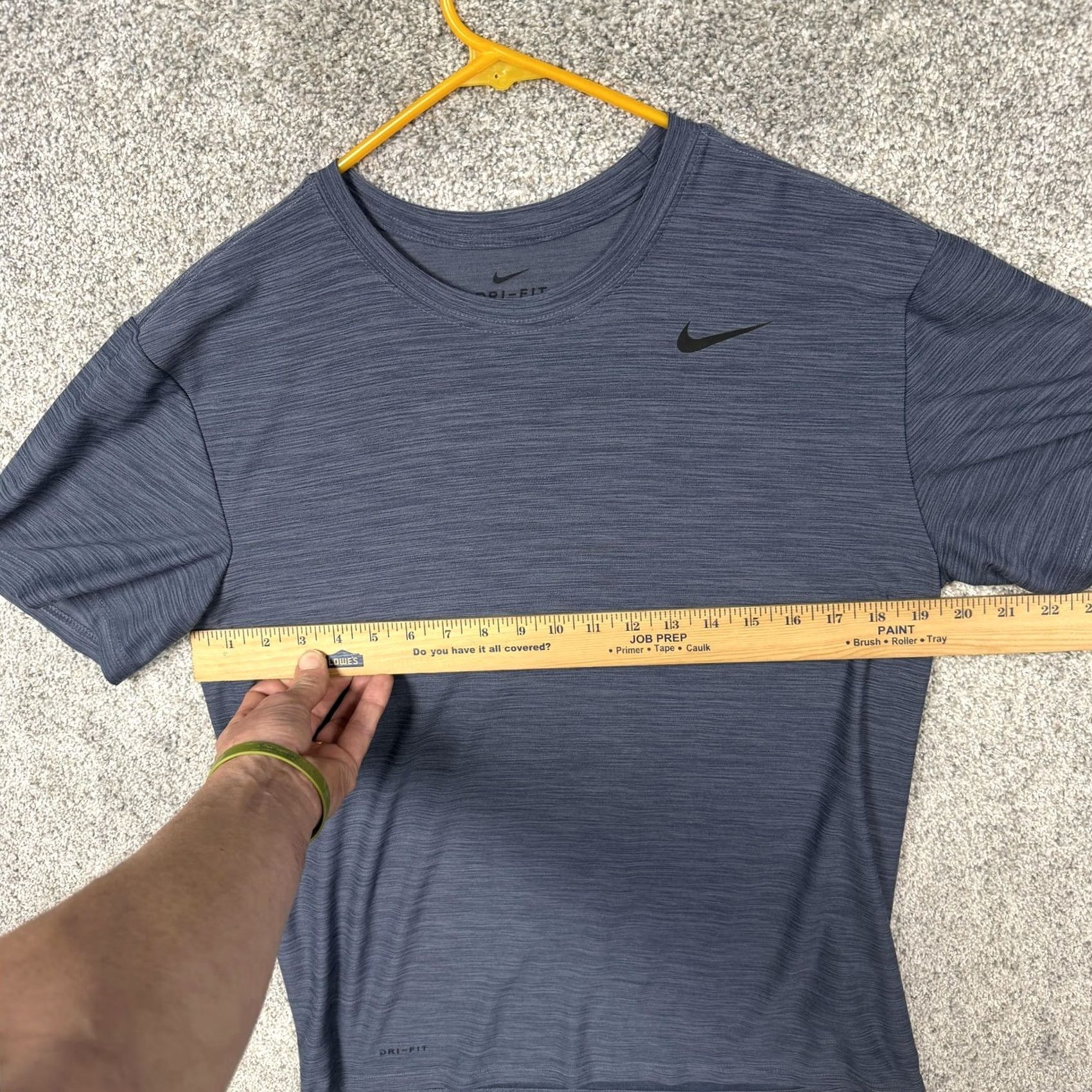 Nike Nike Dri-FIT Shirt Mens Medium Blue Short Sleeve Athletic Training Performance Shirt Size US M / EU 48-50 / 2 - 3 Thumbnail