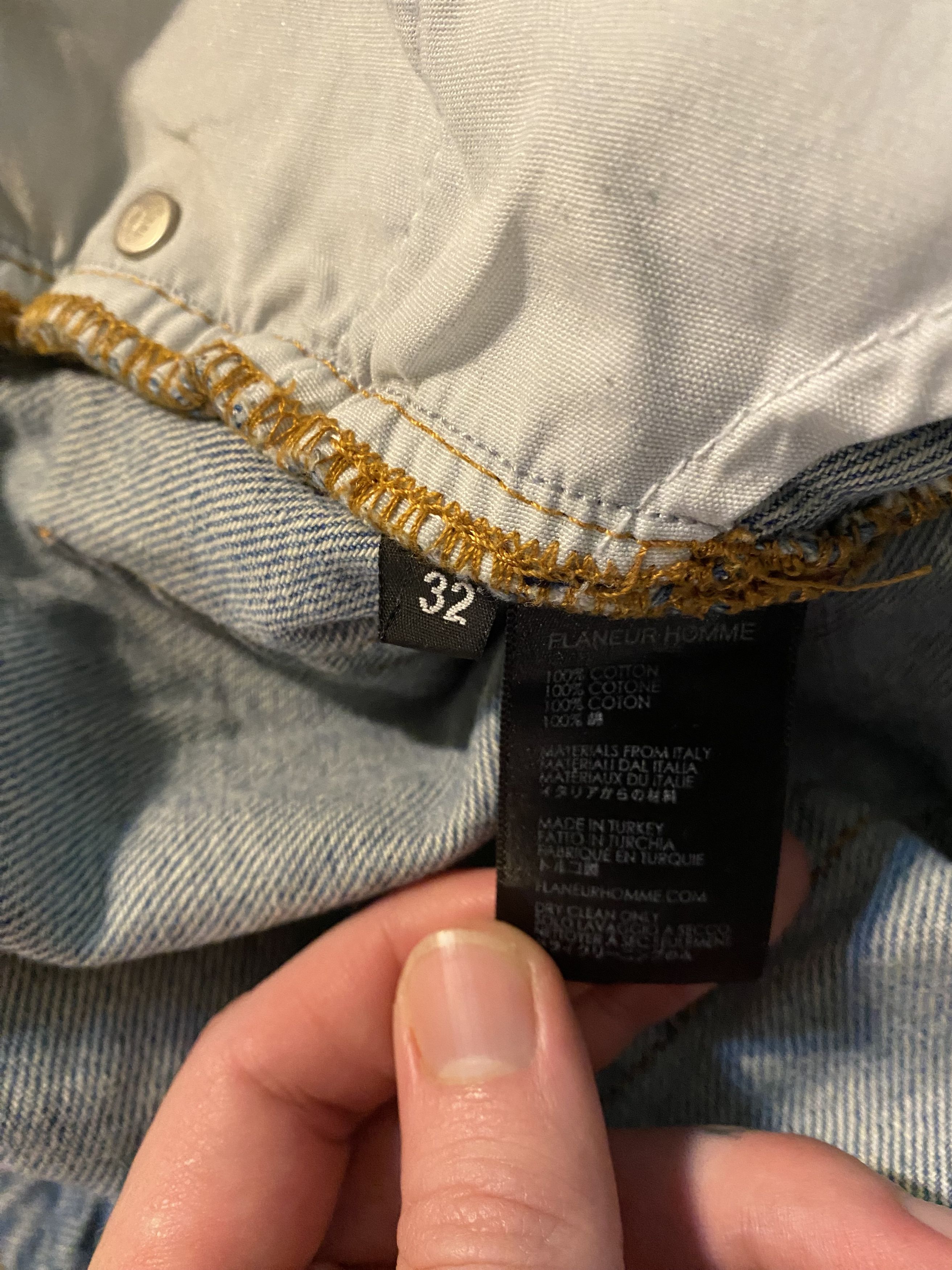 Designer × Other flaneur homme first szn denim Size US 32 / EU 48 - 3 Thumbnail