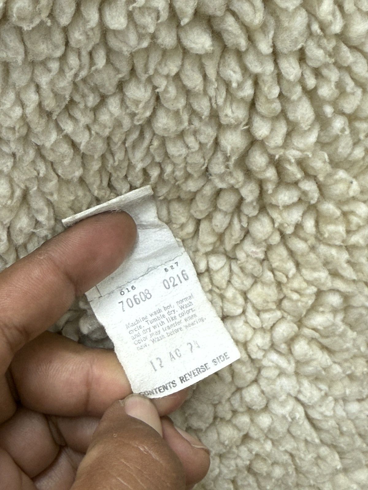 Levi's 🔥🔥🔥ARCHIVE VINTAGE 70’s LEVIS DENIM SHERPA JACKET Size US L / EU 52-54 / 3 - 10 Thumbnail