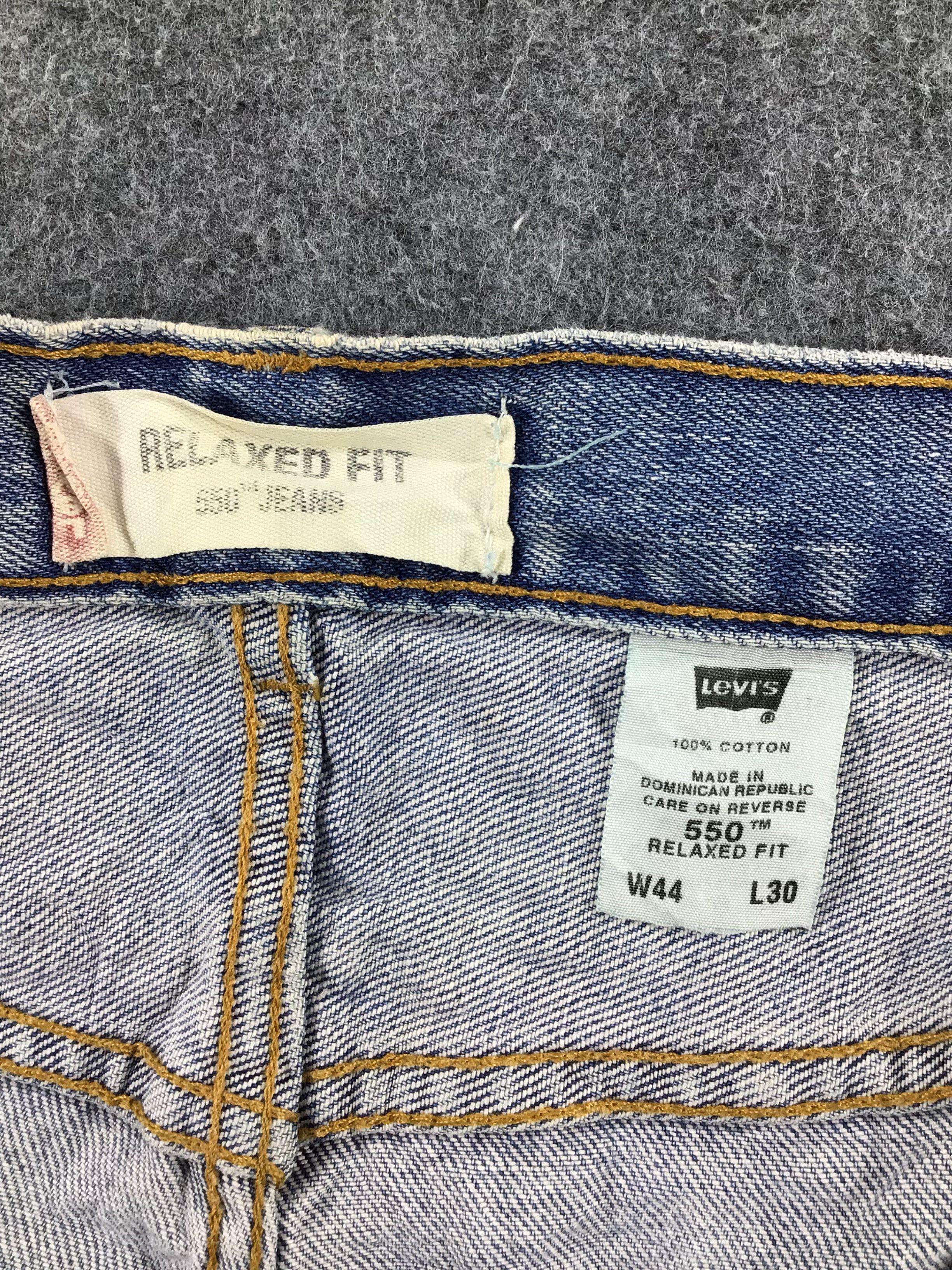 Levi's Vintage Blue Wash Levis Jeans 550-J836 Size US 42 / EU 58 - 9 Thumbnail