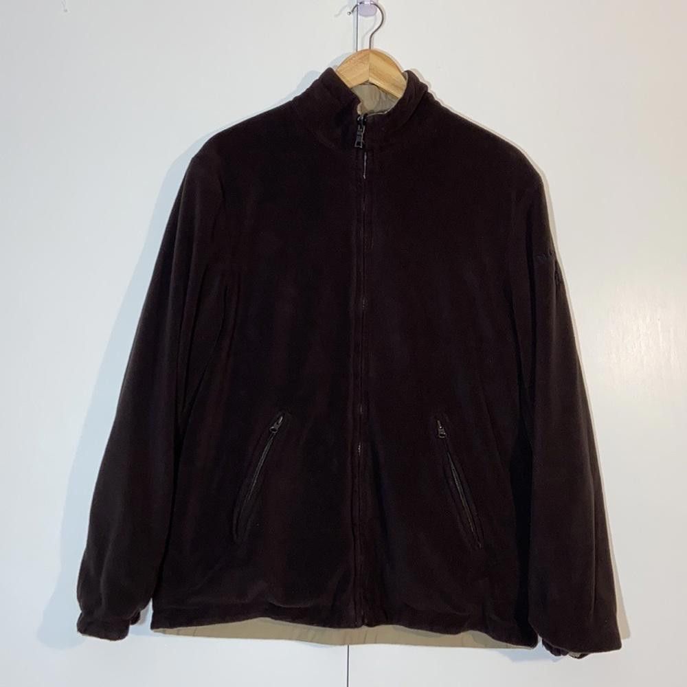 Nautica Nautica l Y2K Reversible Fleece/Khaki Jacket Size Small Size US S / EU 44-46 / 1 - 8 Thumbnail