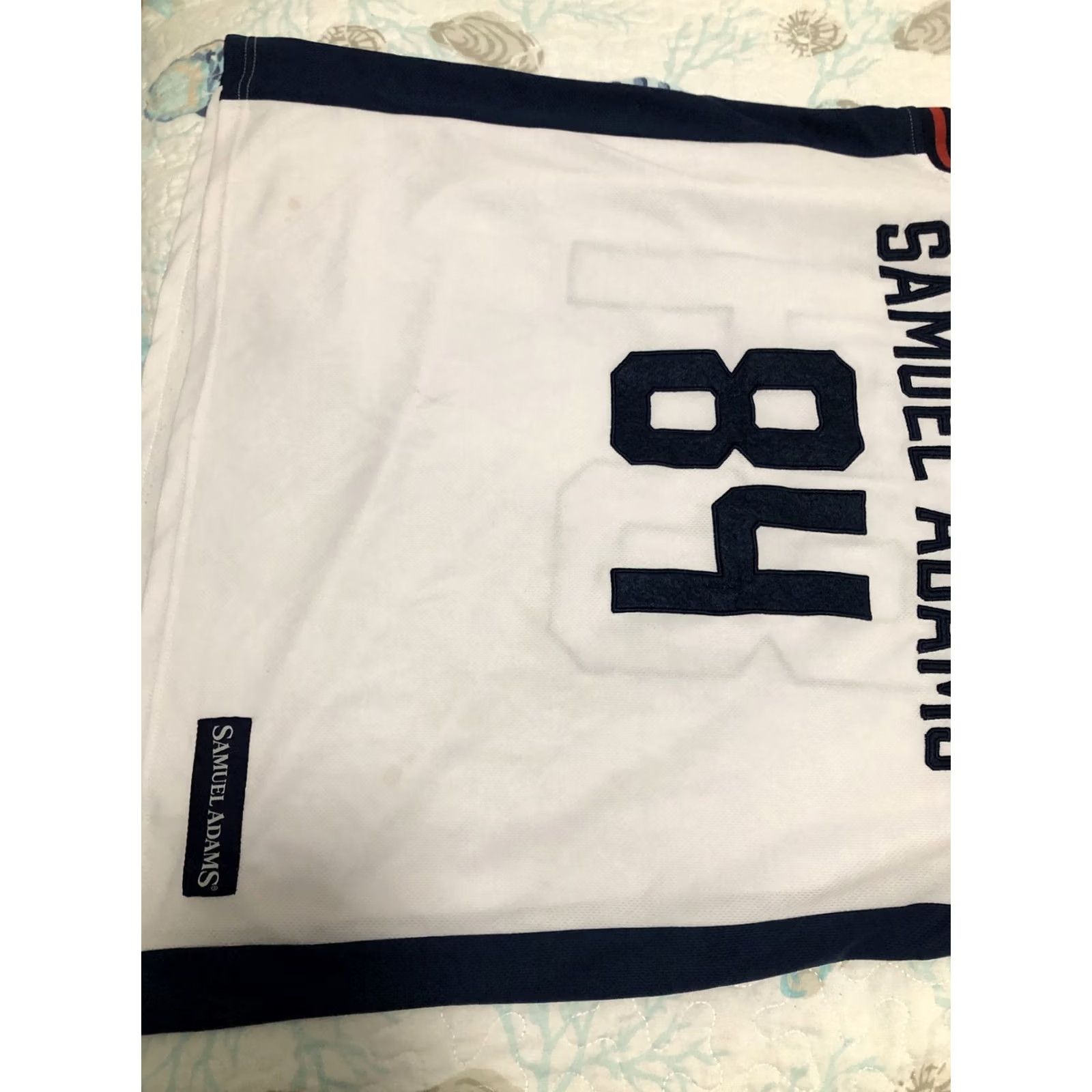 Vintage VINTAGE Samuel Adams Polyester Jersey..SIZE XL Stitched Jersey Sleeveless White Men XL Sports Size US XL / EU 56 / 4 - 5 Thumbnail