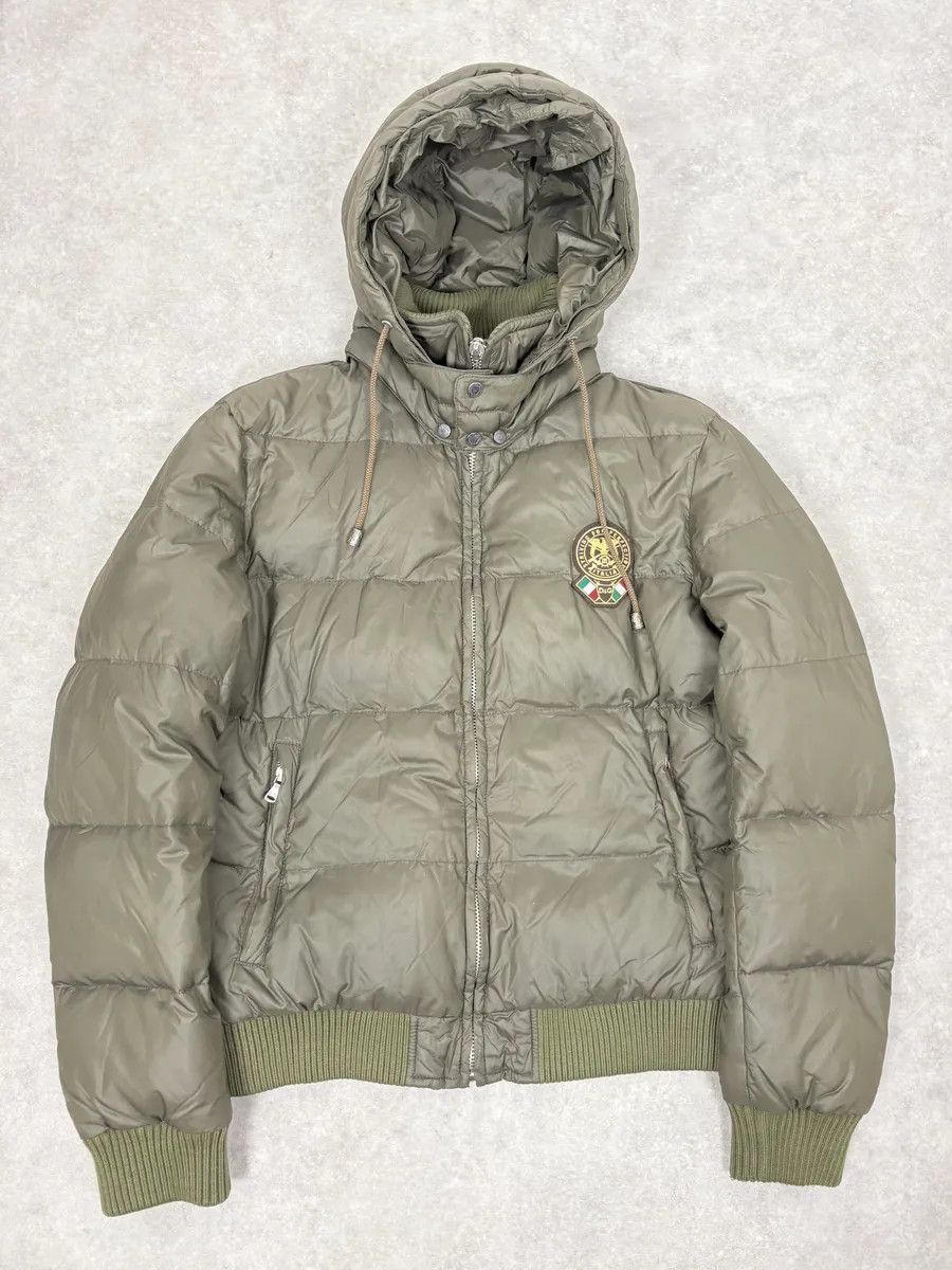 Dolce & Gabbana AW2003 Dolce & Gabbana Green Hooded Puffer Bomber Jacket Size US M / EU 48-50 / 2 - 3 Thumbnail