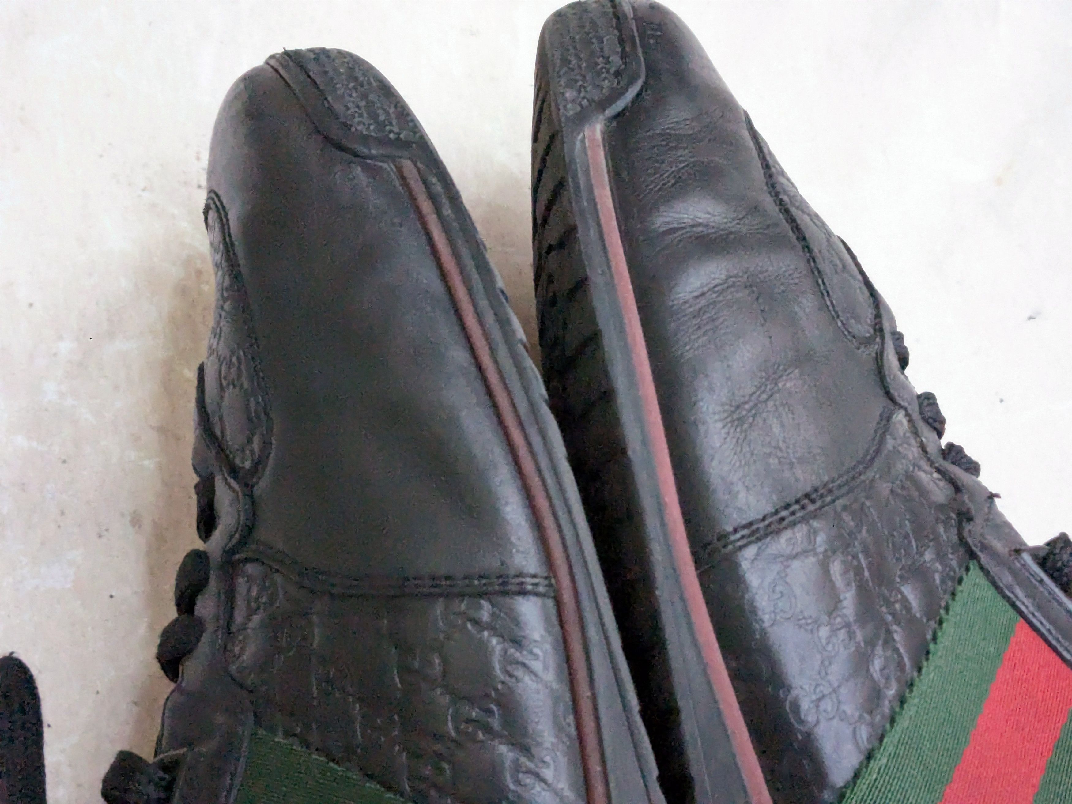 Gucci Gucci Monogram Sneakers Black 11 Low Tops Logo GG Size US 11 / EU 44 - 9 Thumbnail