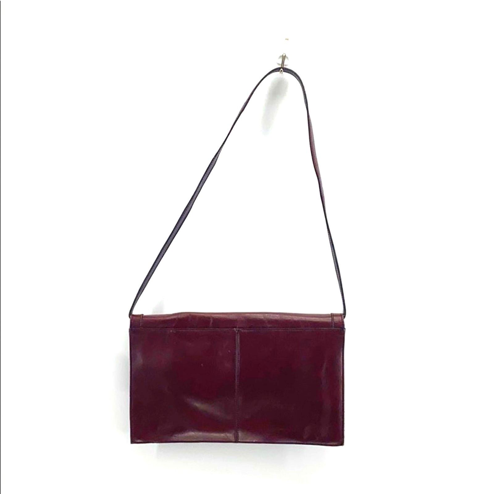 Vintage Vintage leather shoulder bag clutch made in Korea 70s Size ONE SIZE - 2 Thumbnail