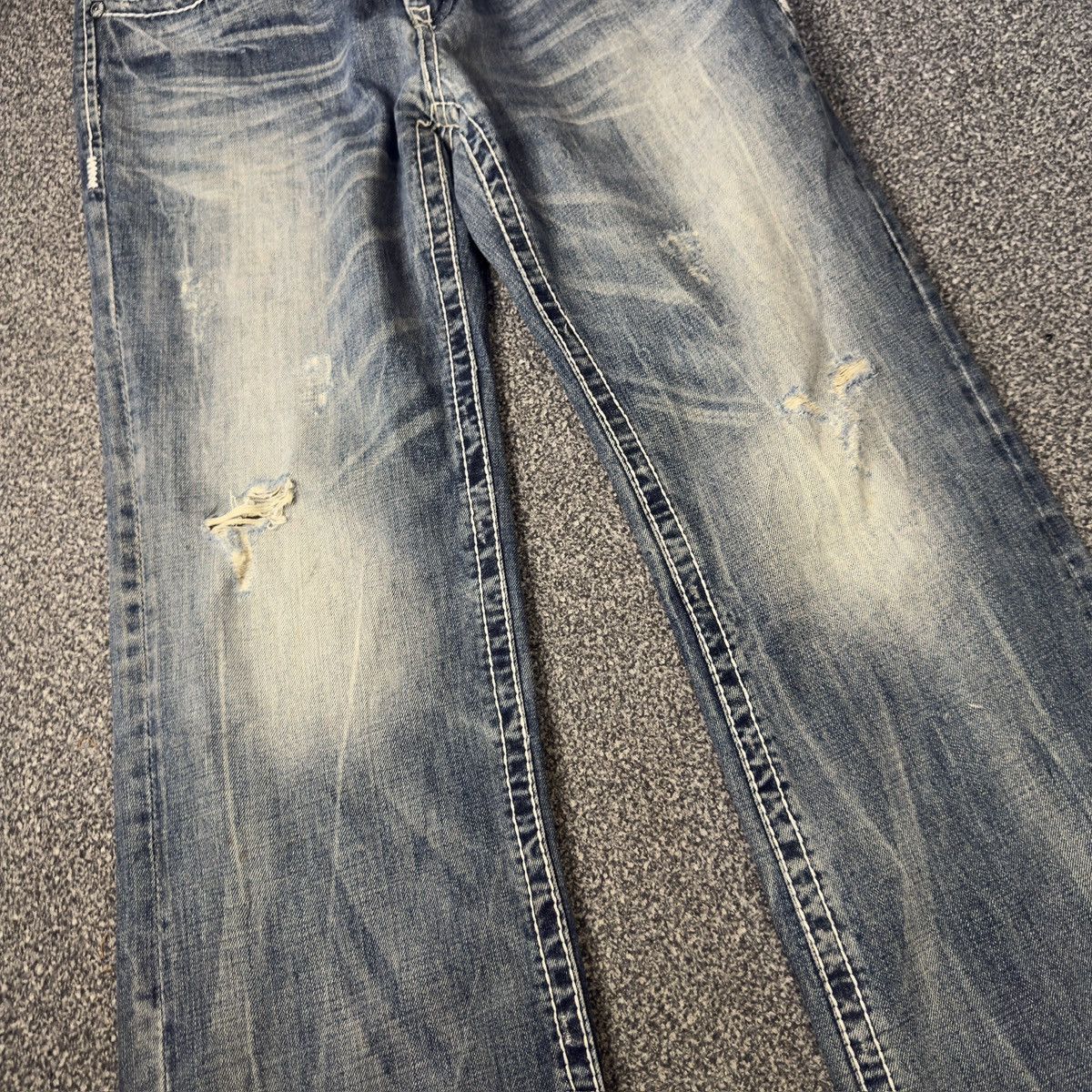 If Six Was Nine Y2K Distressed Boot Cut Joff Style Jeans Size US 35 - 5 Thumbnail