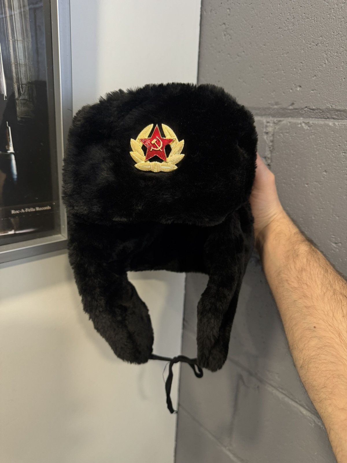 Vintage Soviet Russian ushanka fur Hat
