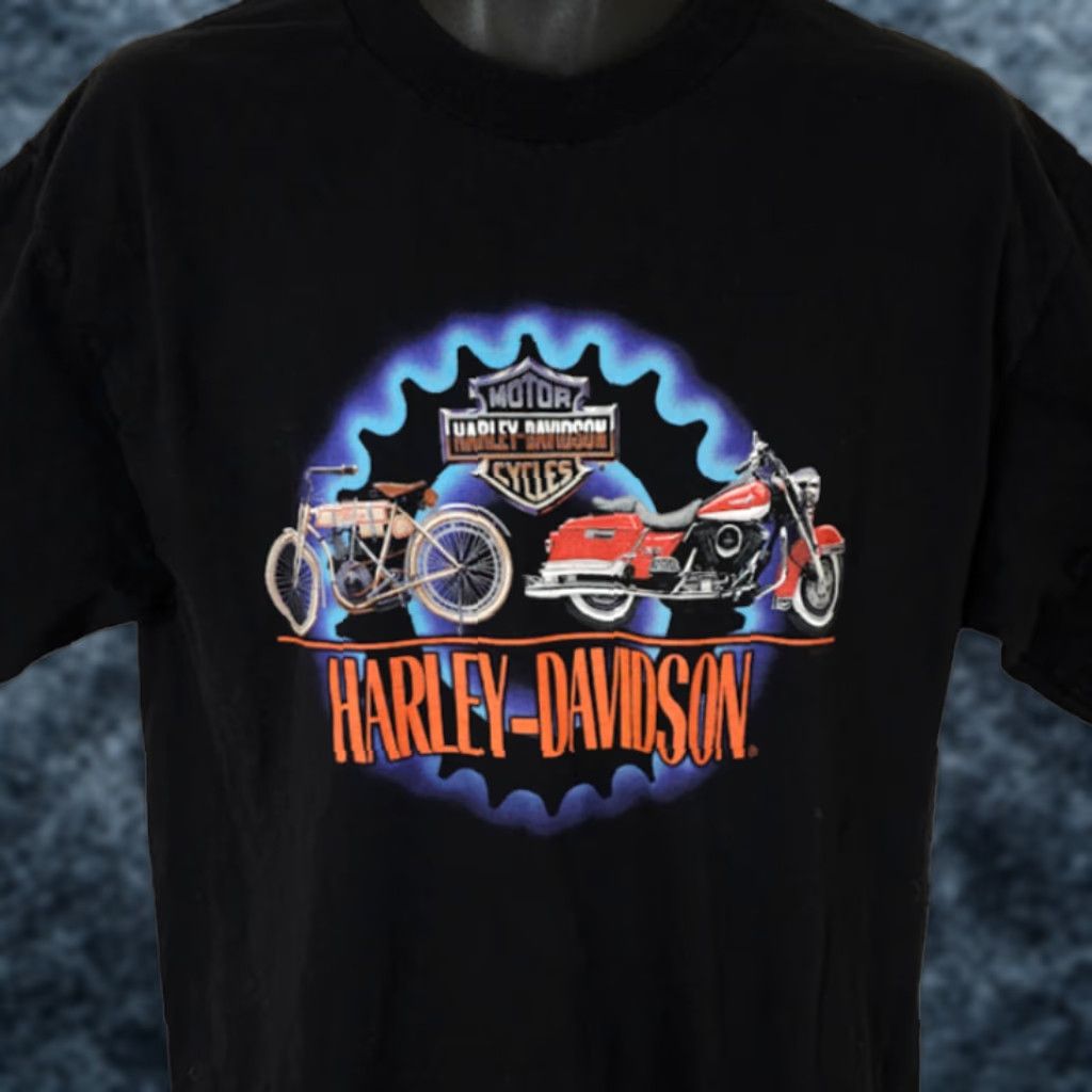 Harley Davidson VINTAGE Harley-Davidson T Shirt Mens Size Large Black Y2K 2000 St Paul Minnesota Harley-Davidson Shirt Men Large Black Y2K 2000 St Paul MN Size US L / EU 52-54 / 3 - 1 Thumbnail