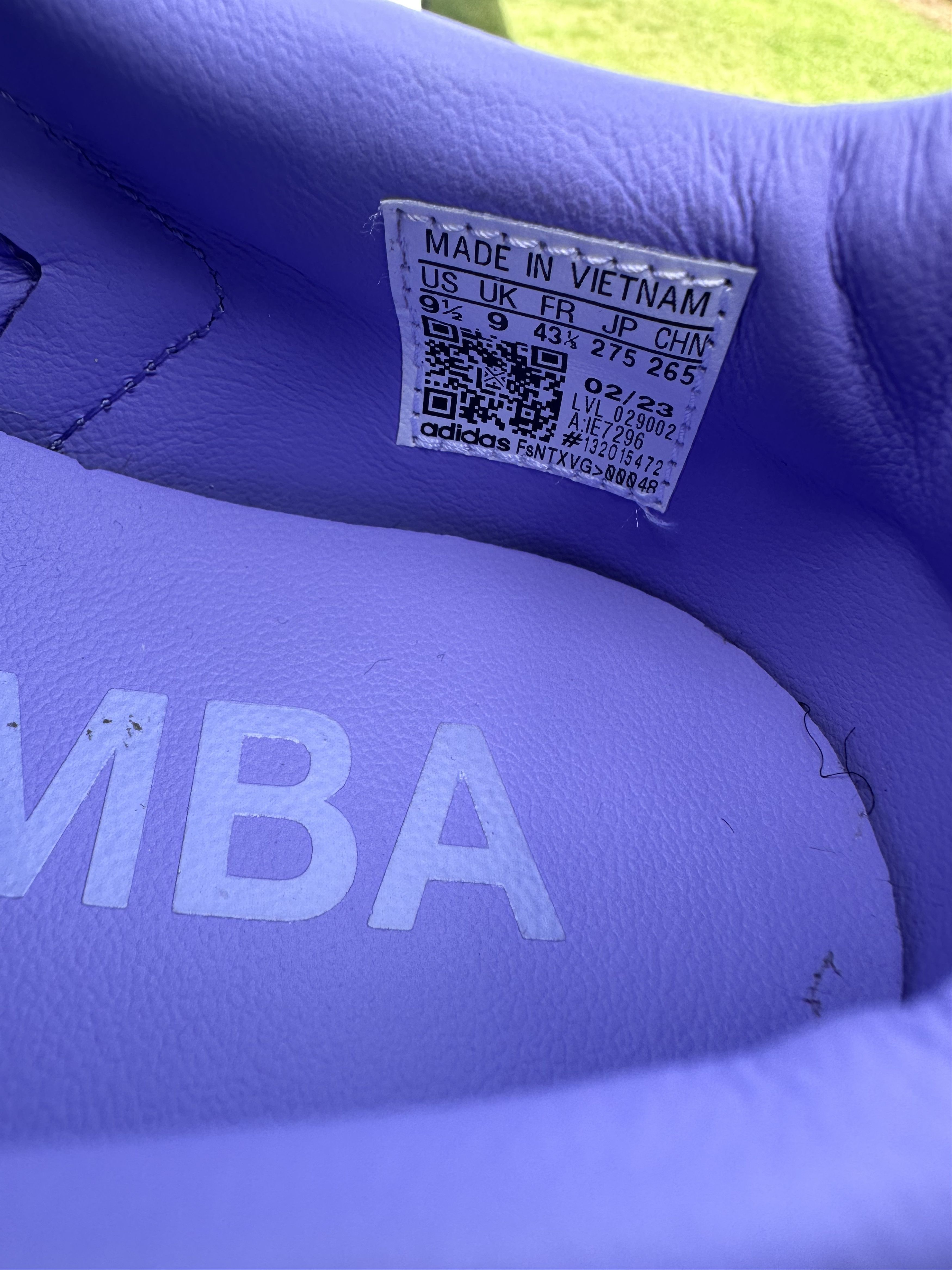 Adidas × Pharrell Adidas Humanrace Samba Purple 9.5 Size US 9.5 / EU 42-43 - 7 Thumbnail