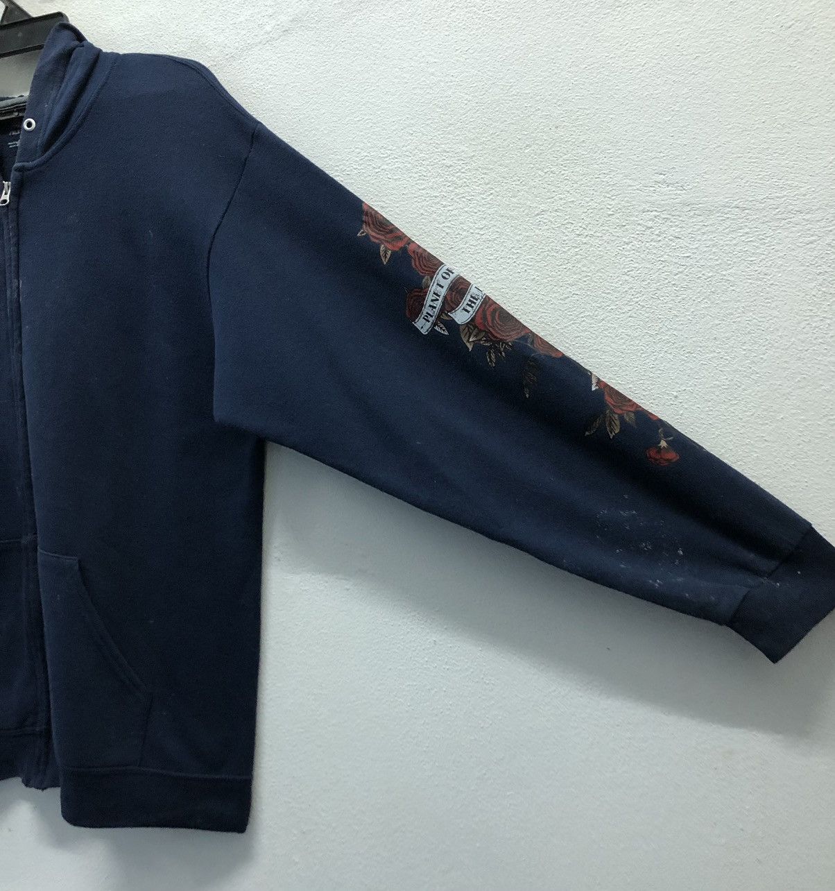 Vintage Vintage Fruit Of The Loom Planet Of The Earth Jacket Hoodie Size US L / EU 52-54 / 3 - 5 Thumbnail