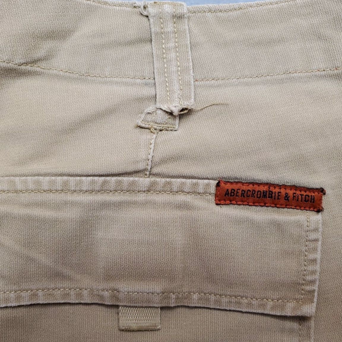 Abercrombie & Fitch VINTAGE Abercrombie & Fitch Shorts Womens 4 Canvas Chino Utility Military Y2K 90s Size 27" / US 4 / IT 40 - 5 Thumbnail