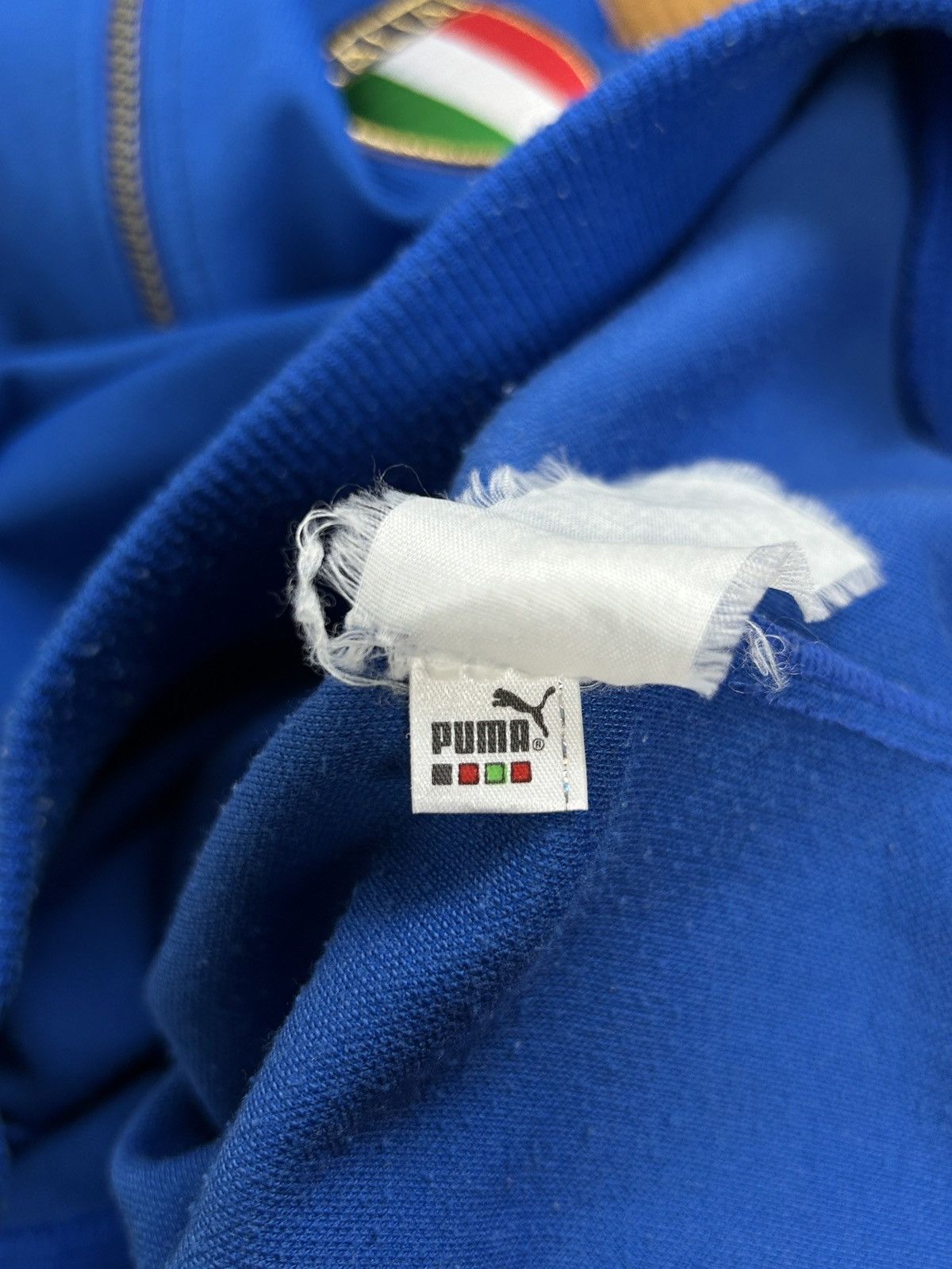 Puma Vintage Puma Italy 2003/04 1/4 Zip Tracksuit Jacket Blue S Size US S / EU 44-46 / 1 - 11 Thumbnail