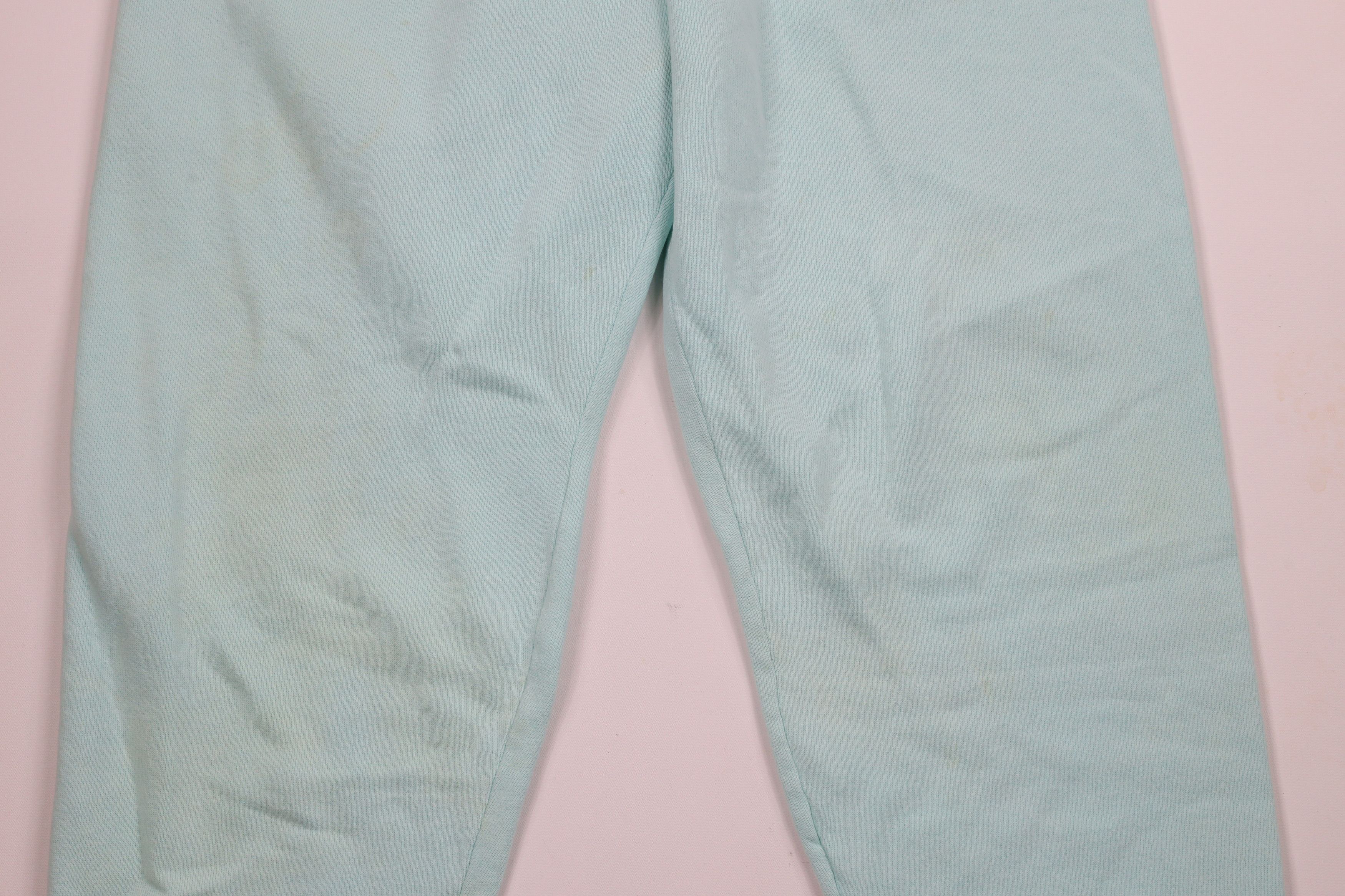 Vintage Vintage 90s Streetwear Blank Sweatpants Joggers Blue USA Size 32" / US 10 / IT 46 - 3 Thumbnail