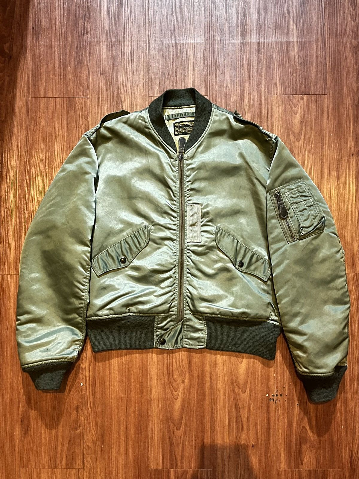 Vintage C.A.B Cloting L2B Bomber Jacket Size US M / EU 48-50 / 2 - 1 Thumbnail