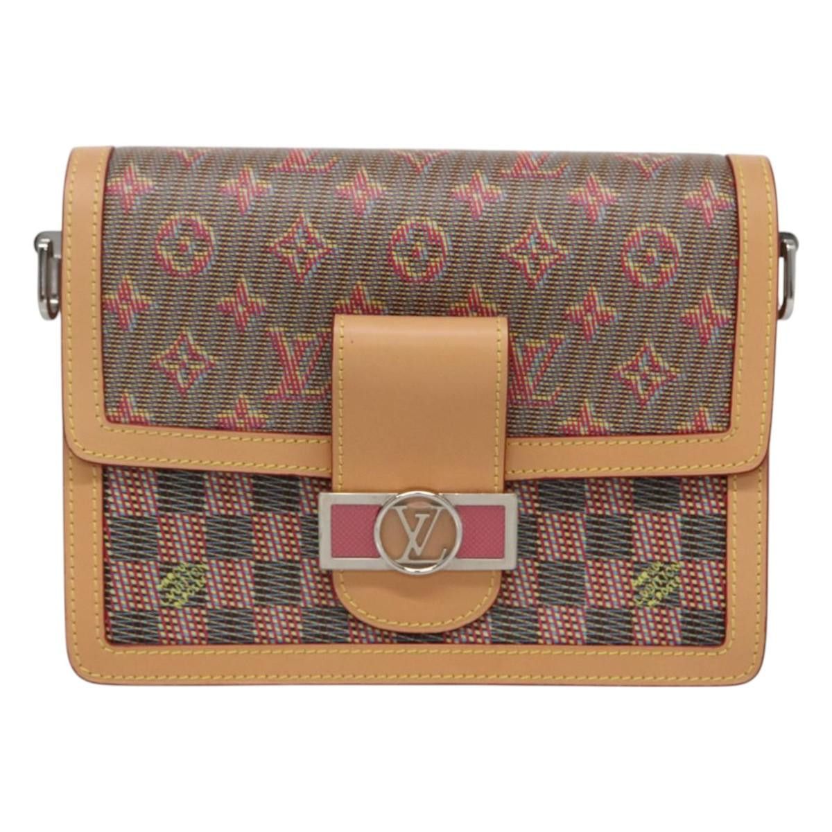 Louis Vuitton Dauphine Pink Canvas Shoulder Bag (Pre-Owned) Size ONE SIZE - 1 Thumbnail