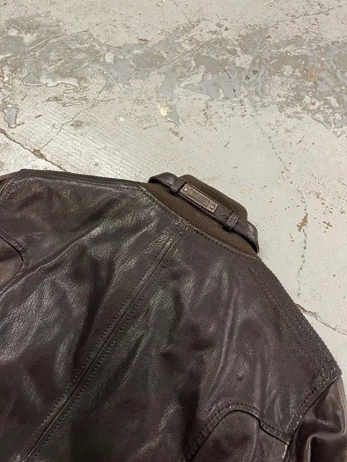 Dolce & Gabbana AW2008 Dolce & Gabbana Brown Leather Biker Jacket Size US M / EU 48-50 / 2 - 8 Thumbnail