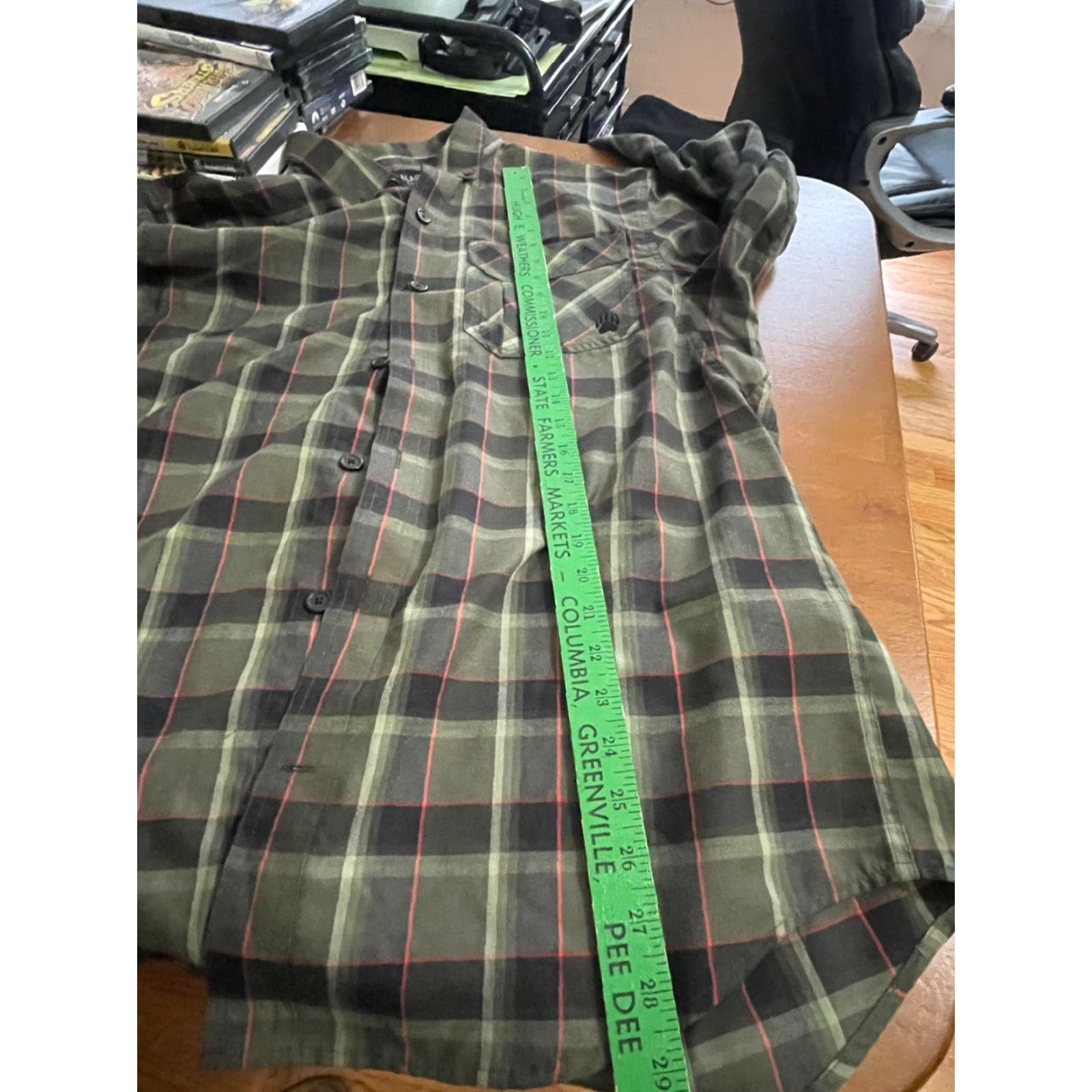 Vintage Alaskan Hardgear Mens Long-Sleeve Button-Front Shirt Plaid Size L Green Size US L / EU 52-54 / 3 - 6 Thumbnail