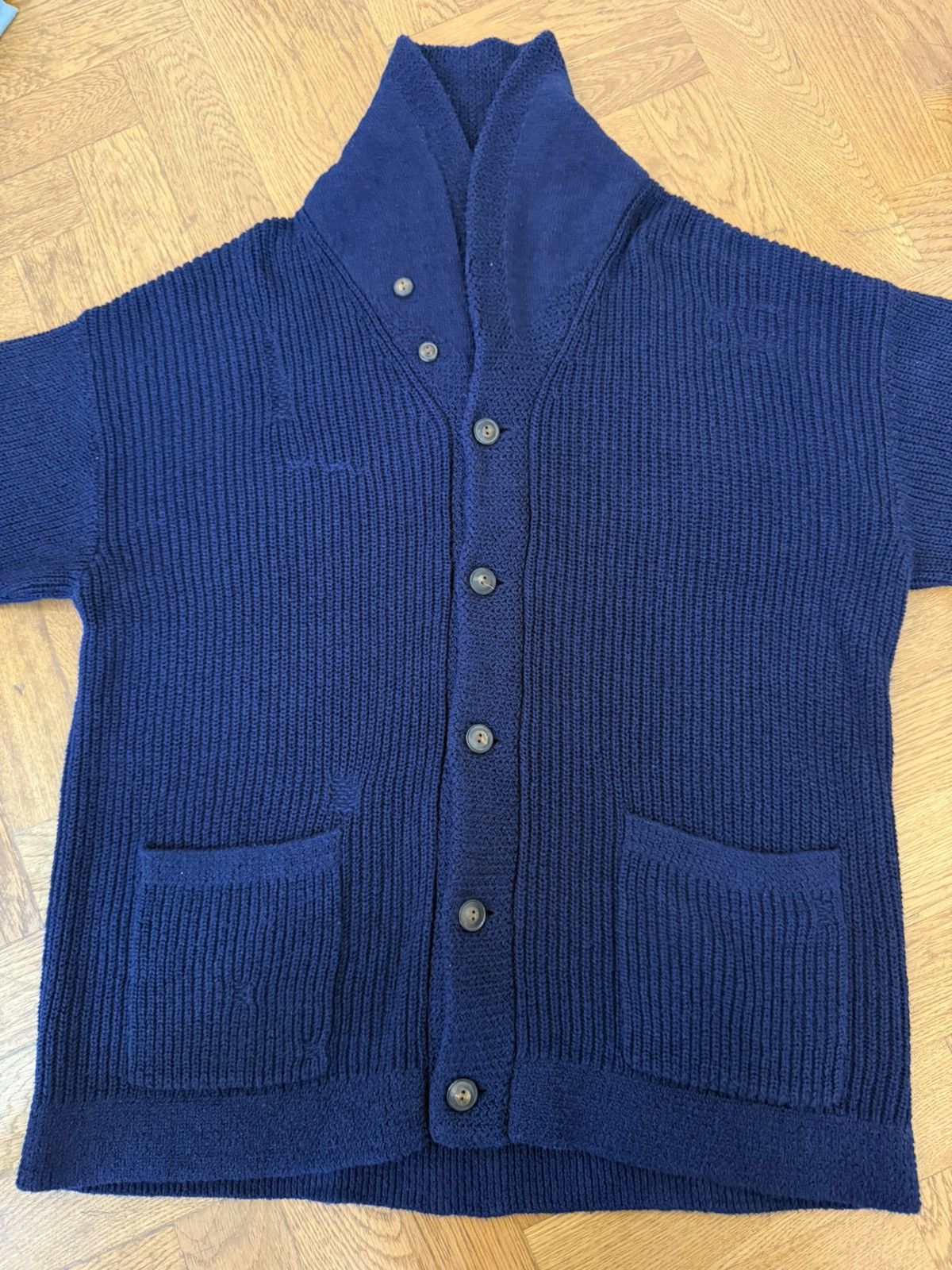Polo Ralph Lauren Polo by Ralph Lauren Shawl-Collar Cardigan Sweater Size US XXL / EU 58 / 5 - 11 Thumbnail