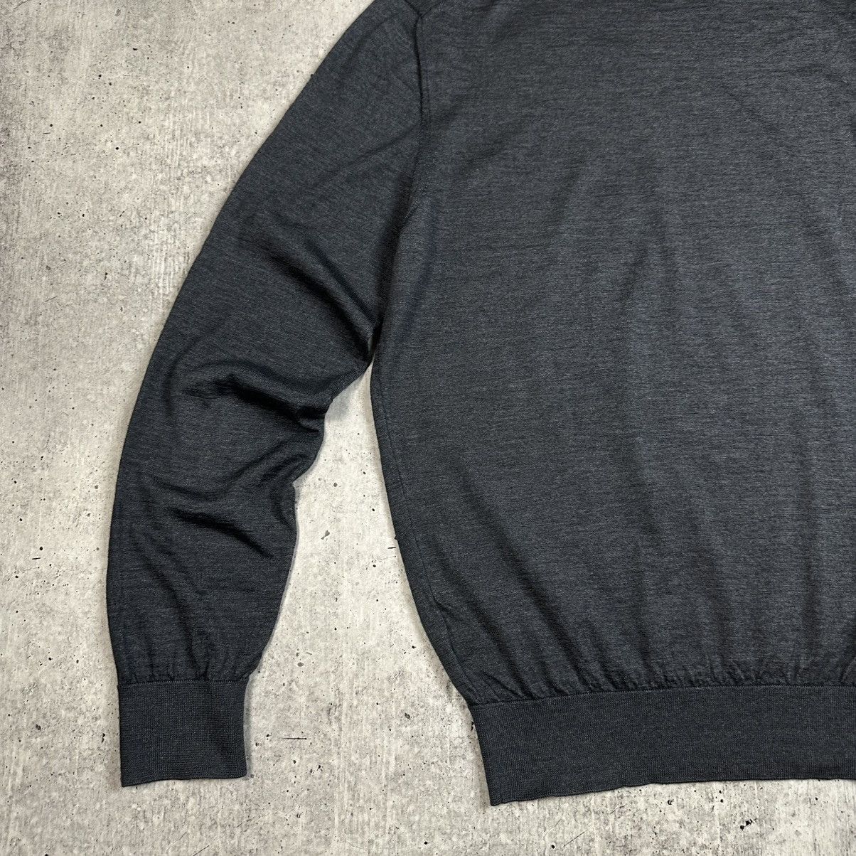 Ermenegildo Zegna Ermenegildo Zegna Polo Neck Jumper Sweater Cashmere Silk Size US L / EU 52-54 / 3 - 13 Thumbnail