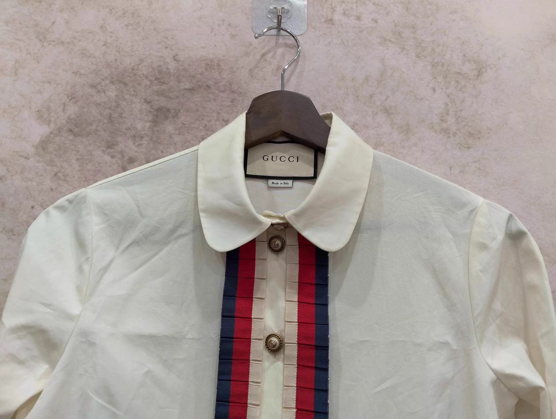 Gucci Gucci Pearl Button Shirt 36 Size XS / US 0-2 / IT 36-38 - 3 Thumbnail