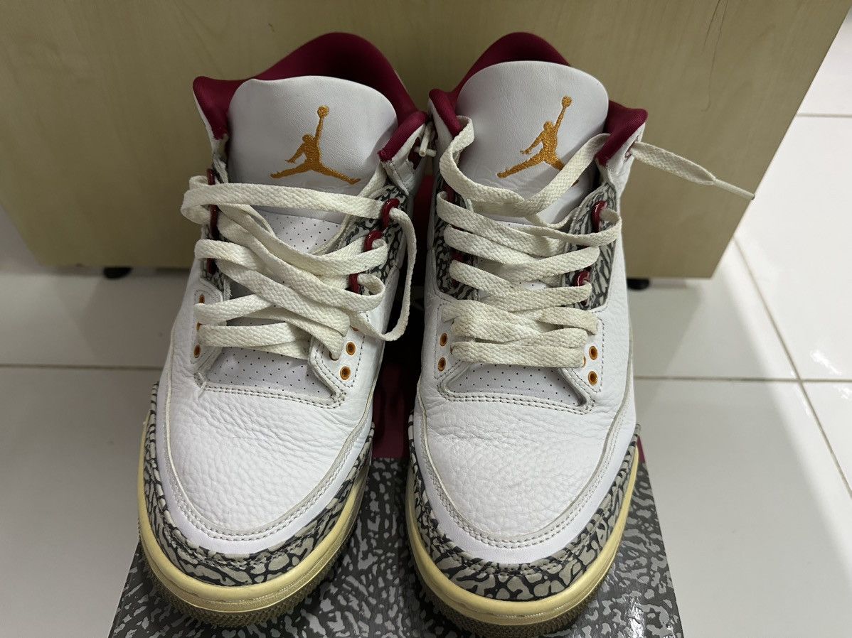 Jordan Brand × Nike Jordan 3 Retro Kardinal Red Size US 10 / EU 43 - 6 Thumbnail