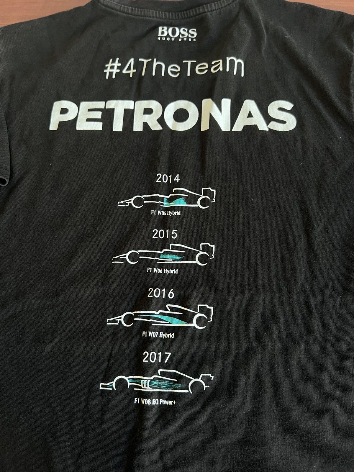 Mercedes-Benz 2017 Mercedes AMG F1 Team Mens Championship T-Shirt Black XL Size US XL / EU 56 / 4 - 5 Thumbnail