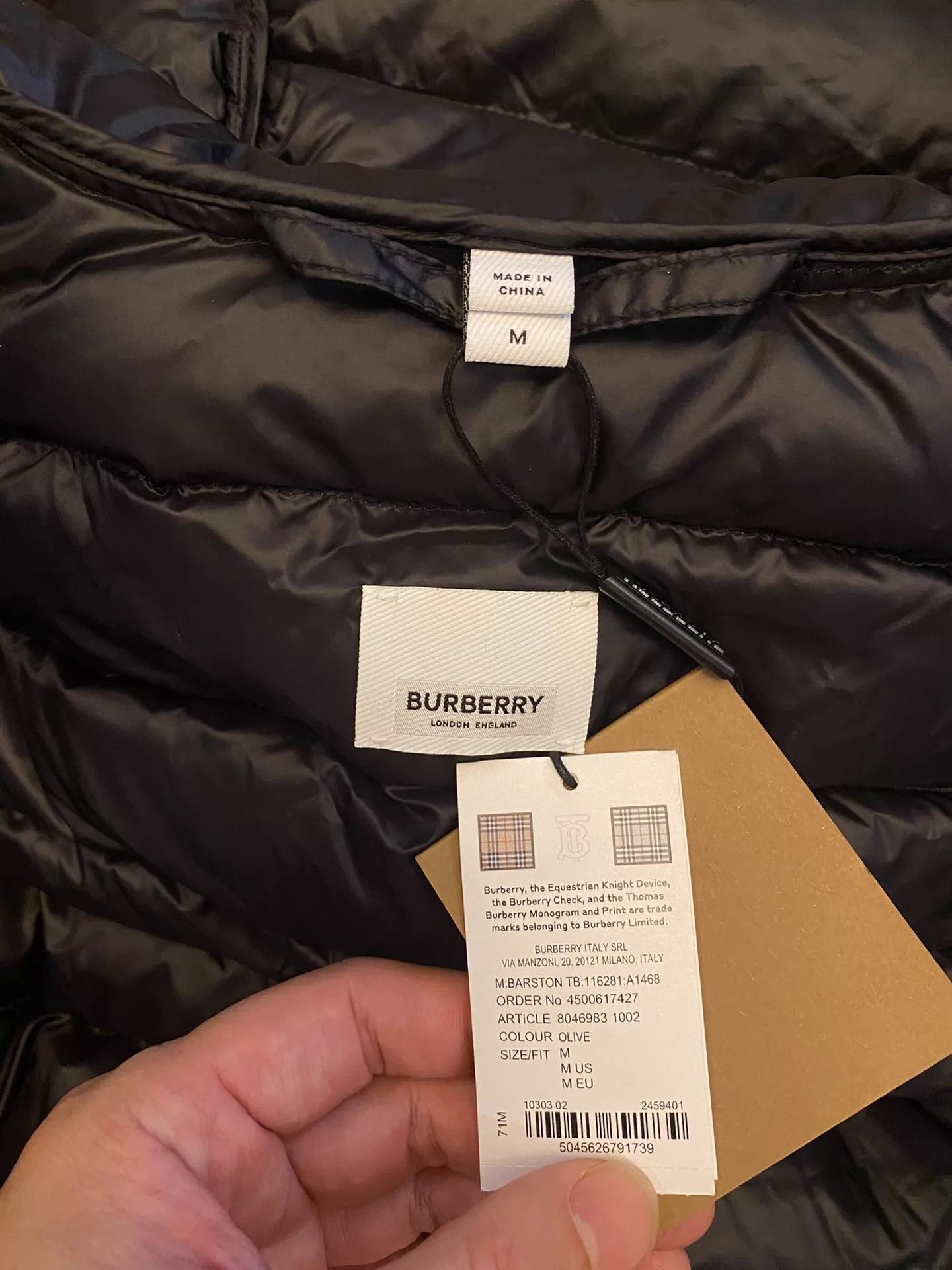 Burberry Burberry 90% White Goose Down WP/WP Windproof Vest Size US M / EU 48-50 / 2 - 6 Thumbnail