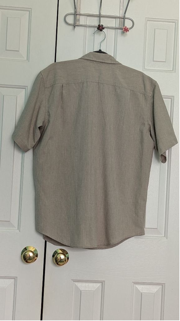 Orvis Men's Orvis Short Sleeve Button Down Shirt Beige Size Large Size US L / EU 52-54 / 3 - 2 Thumbnail