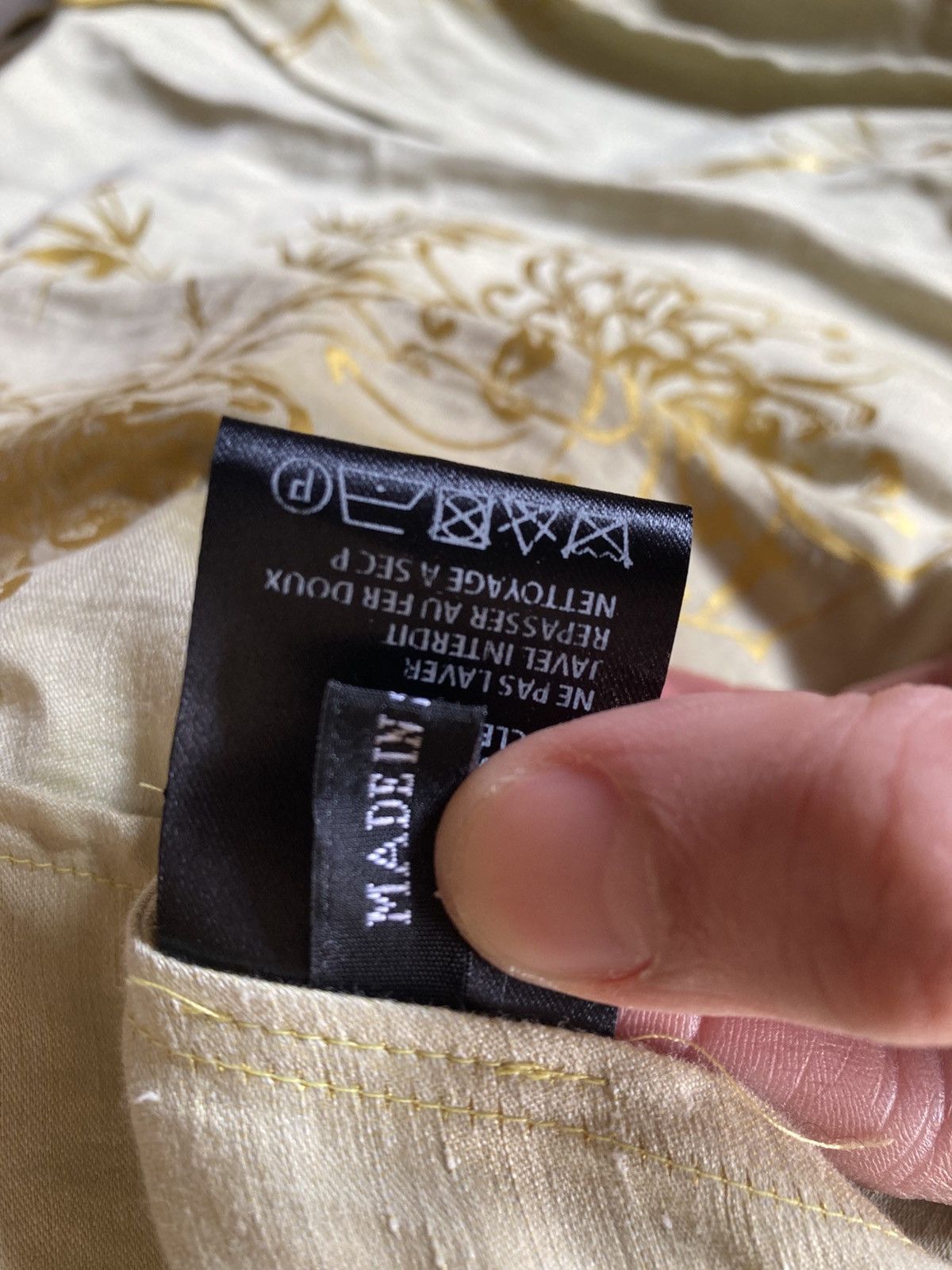 Haider Ackermann FW18 Gold Kimono Size US S / EU 44-46 / 1 - 7 Thumbnail