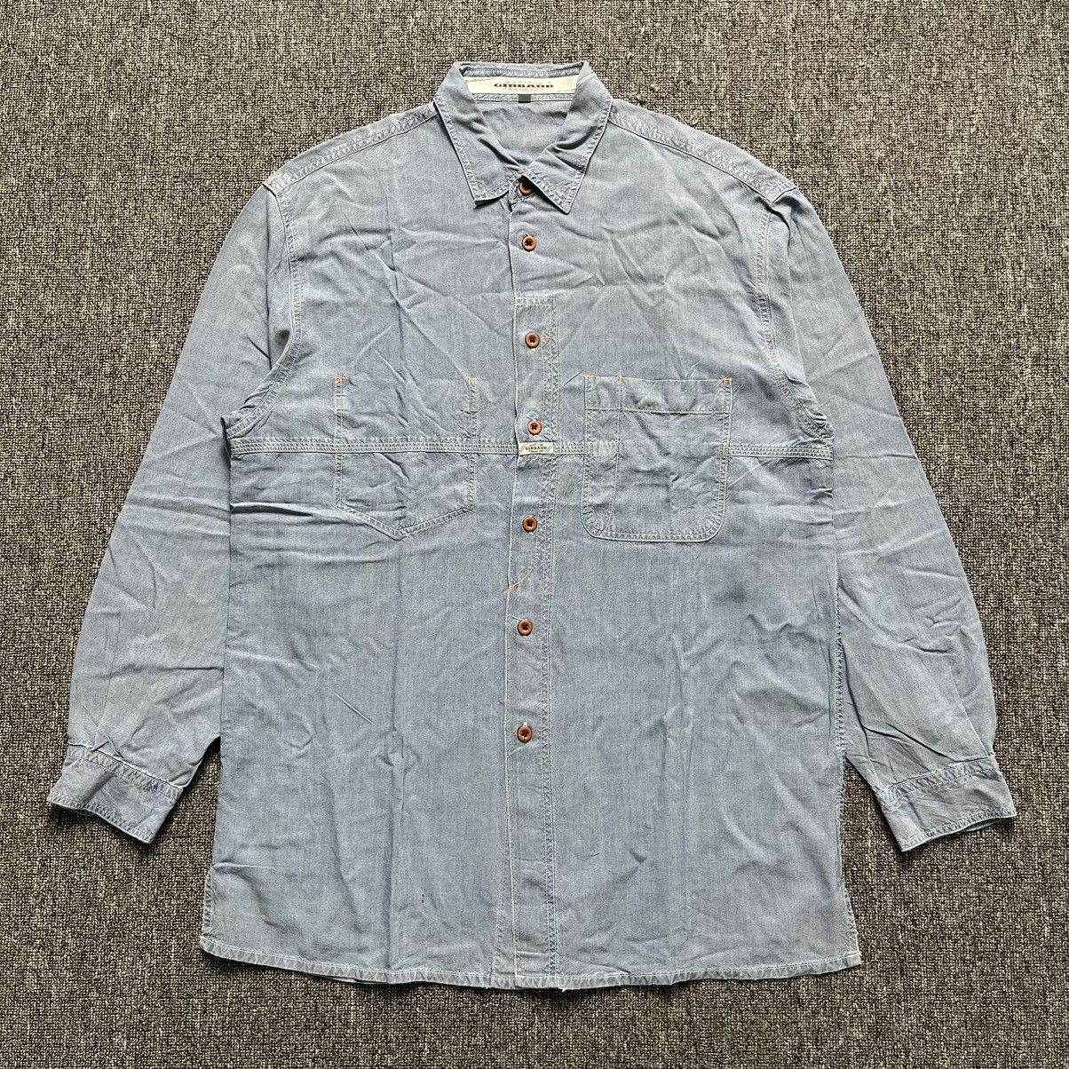 Marithe + Francois Girbaud Vintage marithe francois girbaud rare button up shirt Size US L / EU 52-54 / 3 - 2 Thumbnail