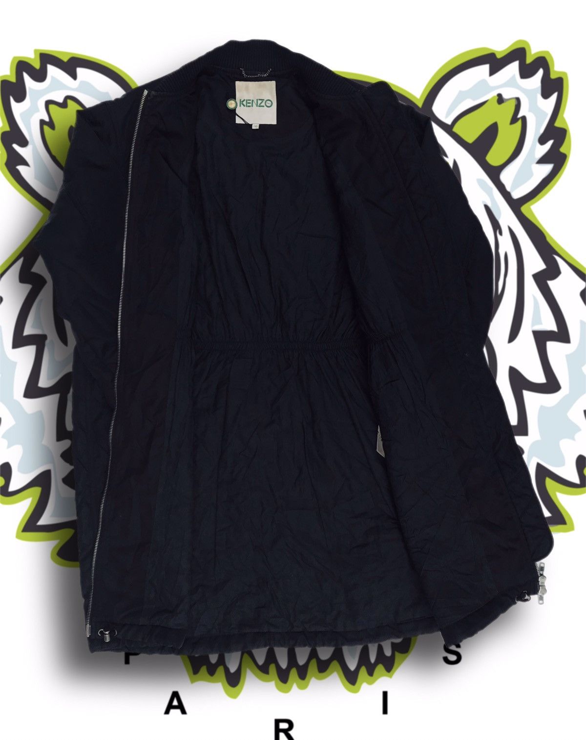 Kenzo Kenzo Paris Parka Jacket Womens Full ZIp Coat Long bomber Size S / US 4 / IT 40 - 8 Thumbnail