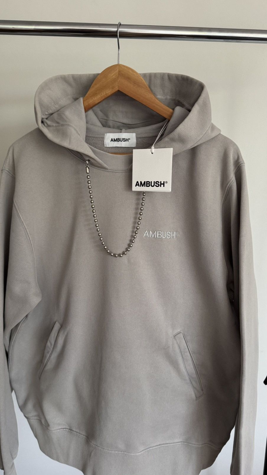 Ambush Design Ambush hoodie L grey new with tags Size US L / EU 52-54 / 3 - 3 Thumbnail
