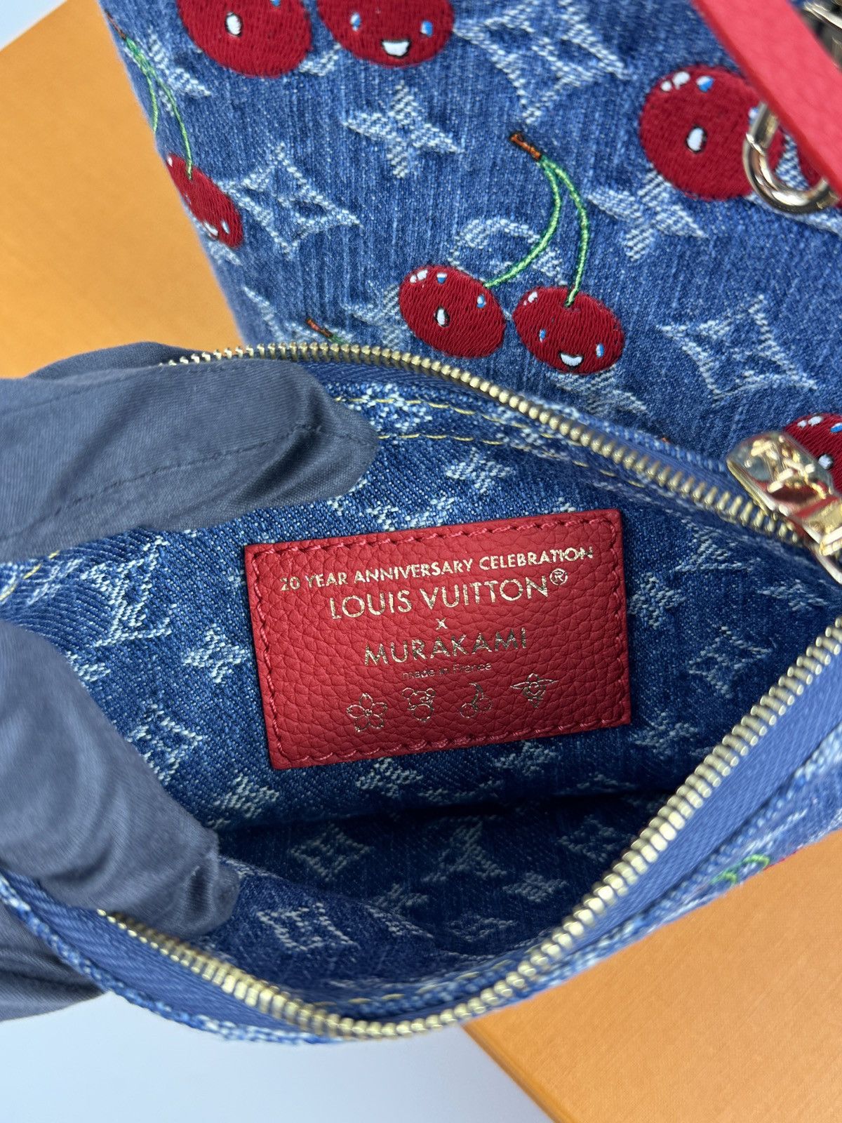 Louis Vuitton × Takashi Murakami LV x TM CHERRY NEVERFULL INSIDE OUT BB Bag Size ONE SIZE - 6 Thumbnail