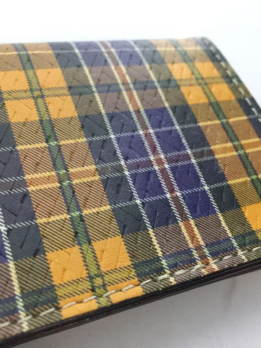 Vivienne Westwood Plaid Leather Coin Wallet Size ONE SIZE - 3 Thumbnail