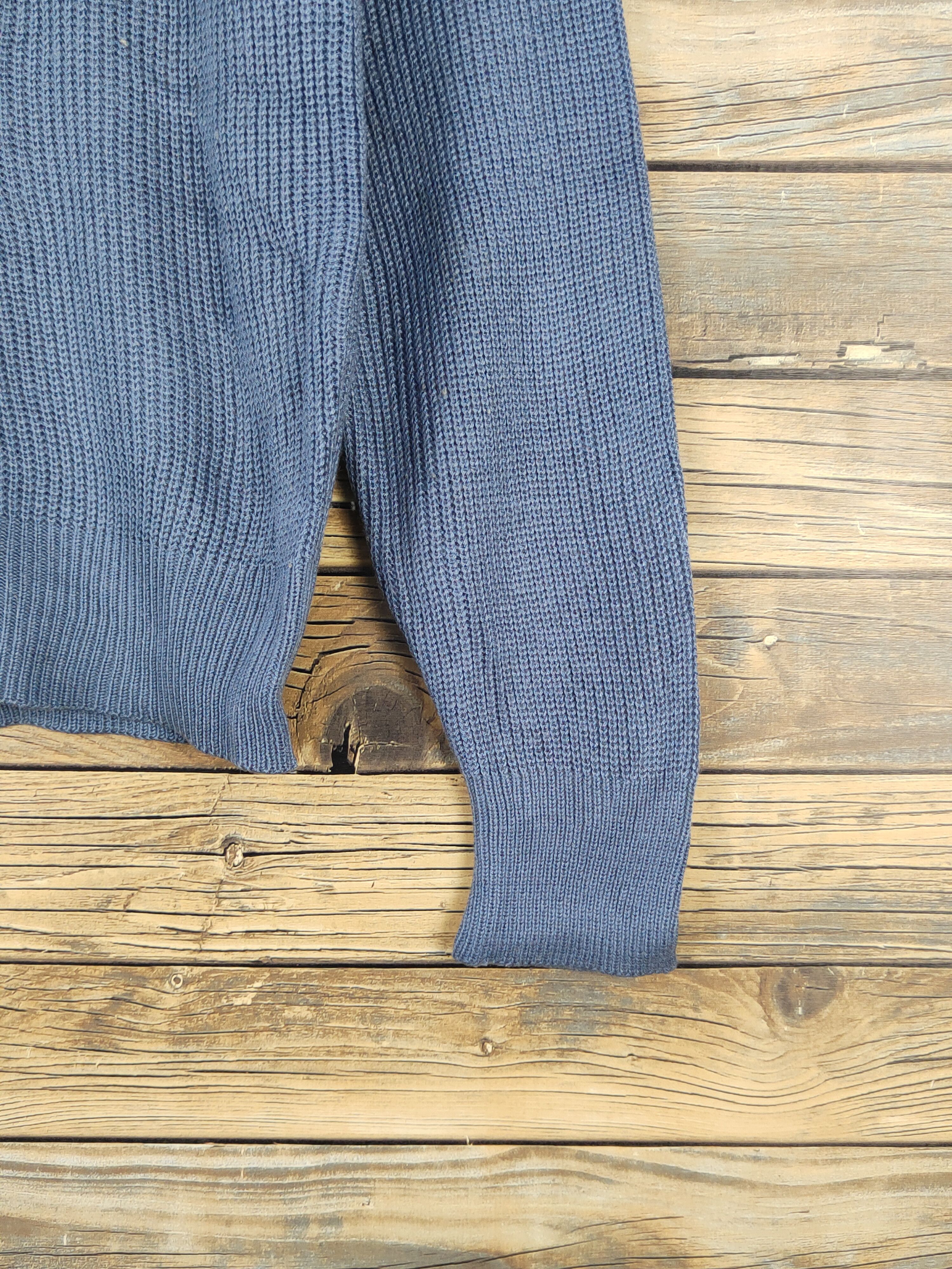 Homespun Knitwear × Japanese Brand × Vintage Japanese Brand Blue Knitwear Sweatshirts #W1293 Size S / US 4 / IT 40 - 6 Thumbnail