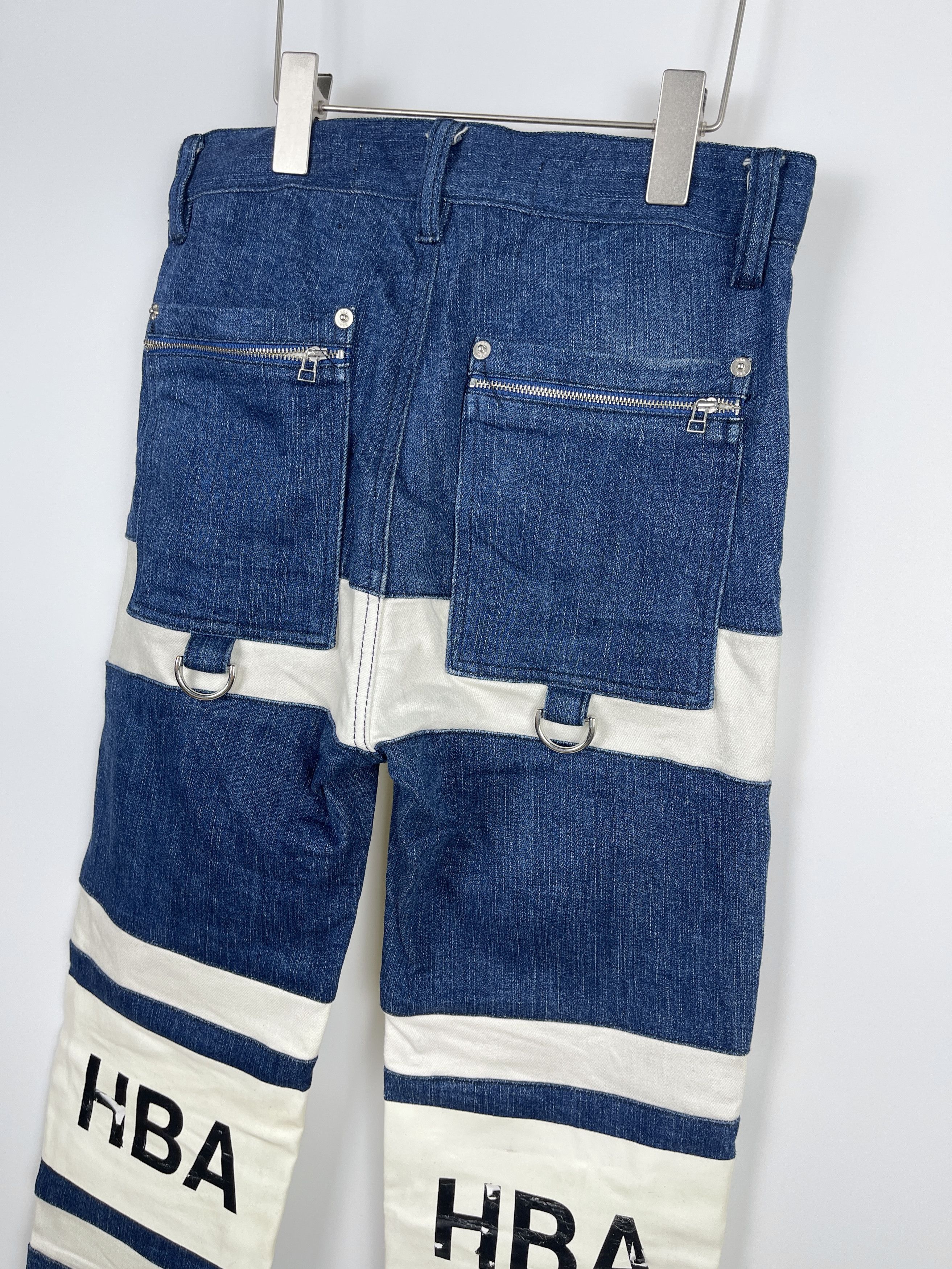 Hood By Air Hood By Air S/S2015 Striped Denim Pants Size US 28 / EU 44 - 8 Thumbnail