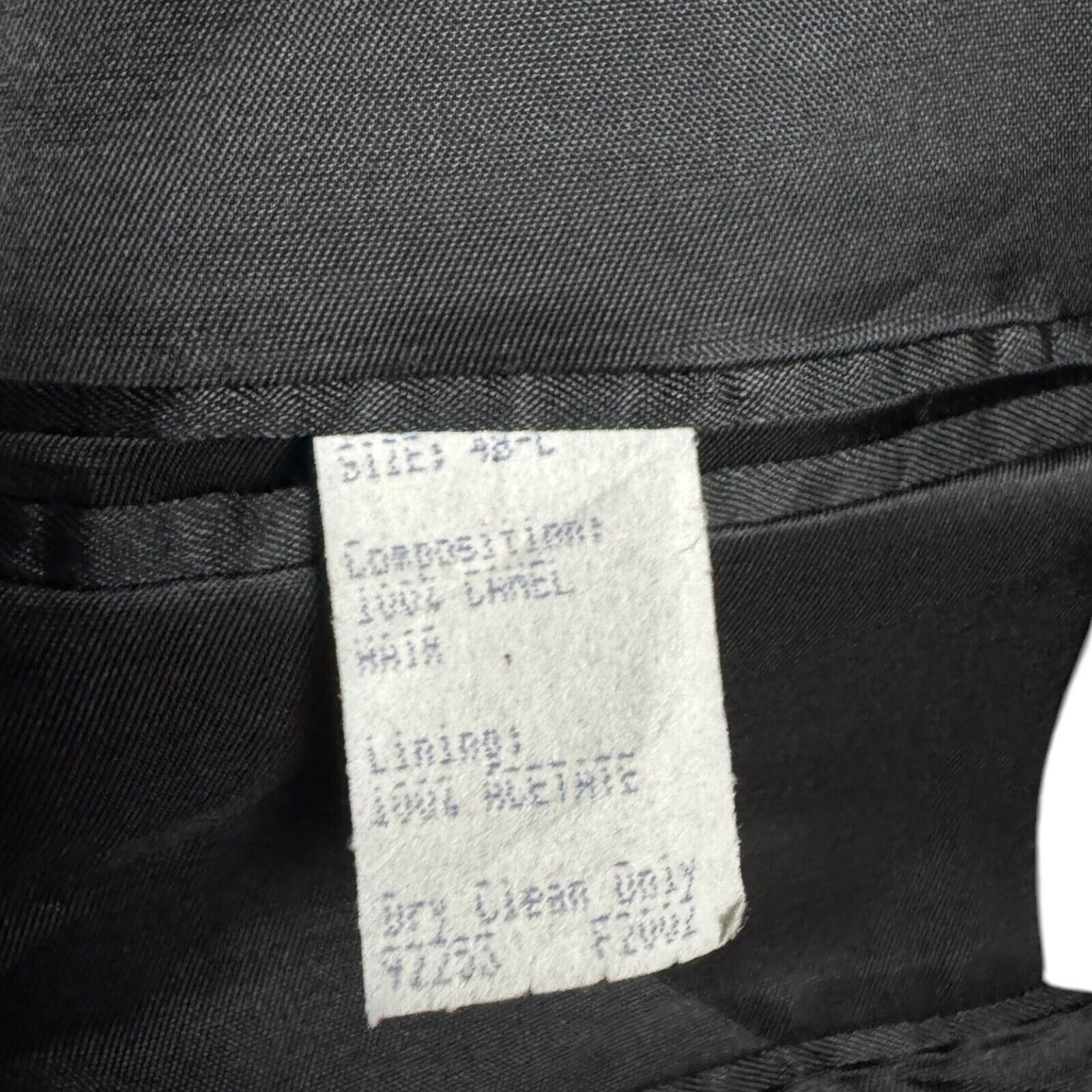 Evan Picone VINTAGE Evan Picone 100% CAMELHAIR Grey Luxury Blazer Coat Size 48L - 6 Thumbnail